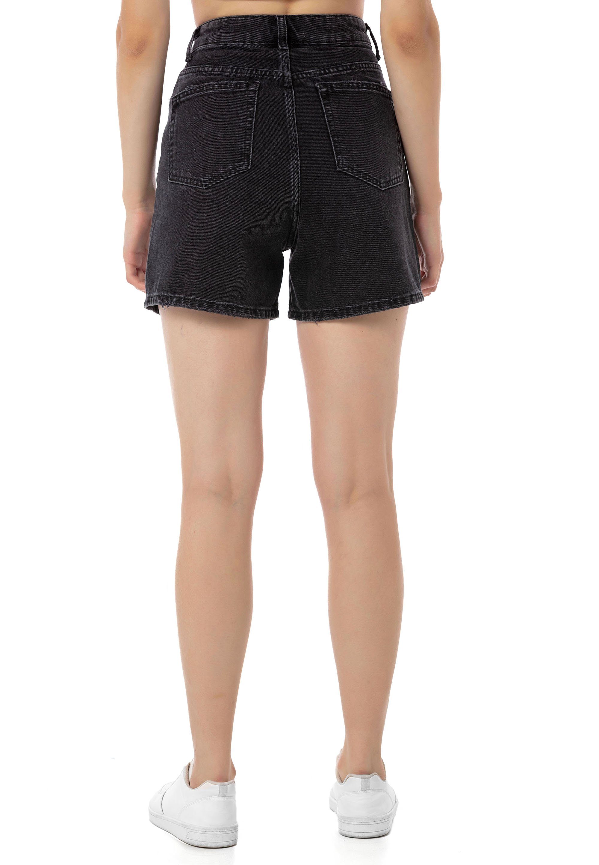 schwarz 5-Pocket-Style Willenhall RedBridge Shorts klassischem mit