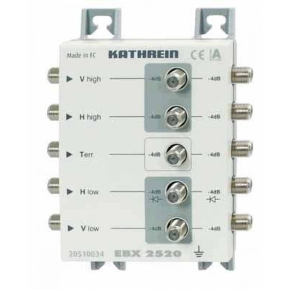 Kathrein SAT-Verteiler Kathrein EBX 2520 Breitband-Verteiler. (10-fach Breitband-Verteiler)