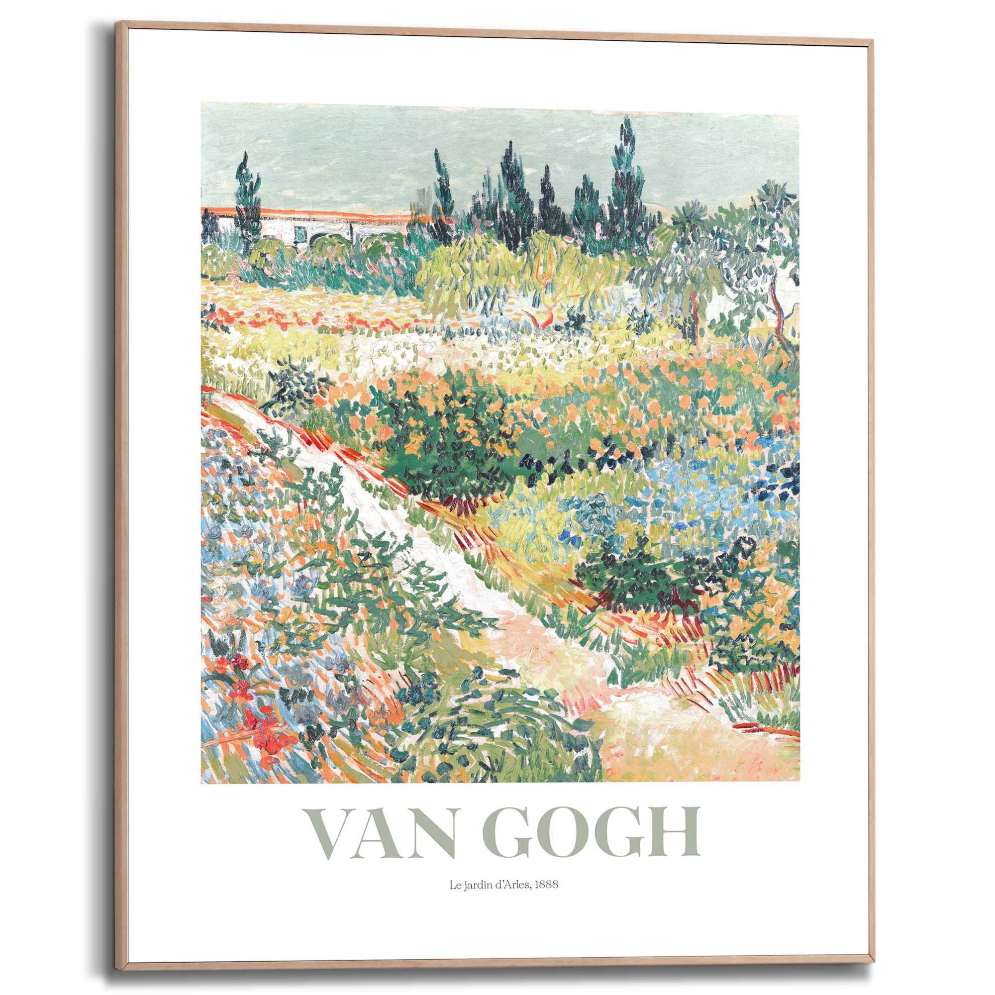 Reinders! Bild mit Rahmen Van Gogh - riverbank in springtime günstig online kaufen