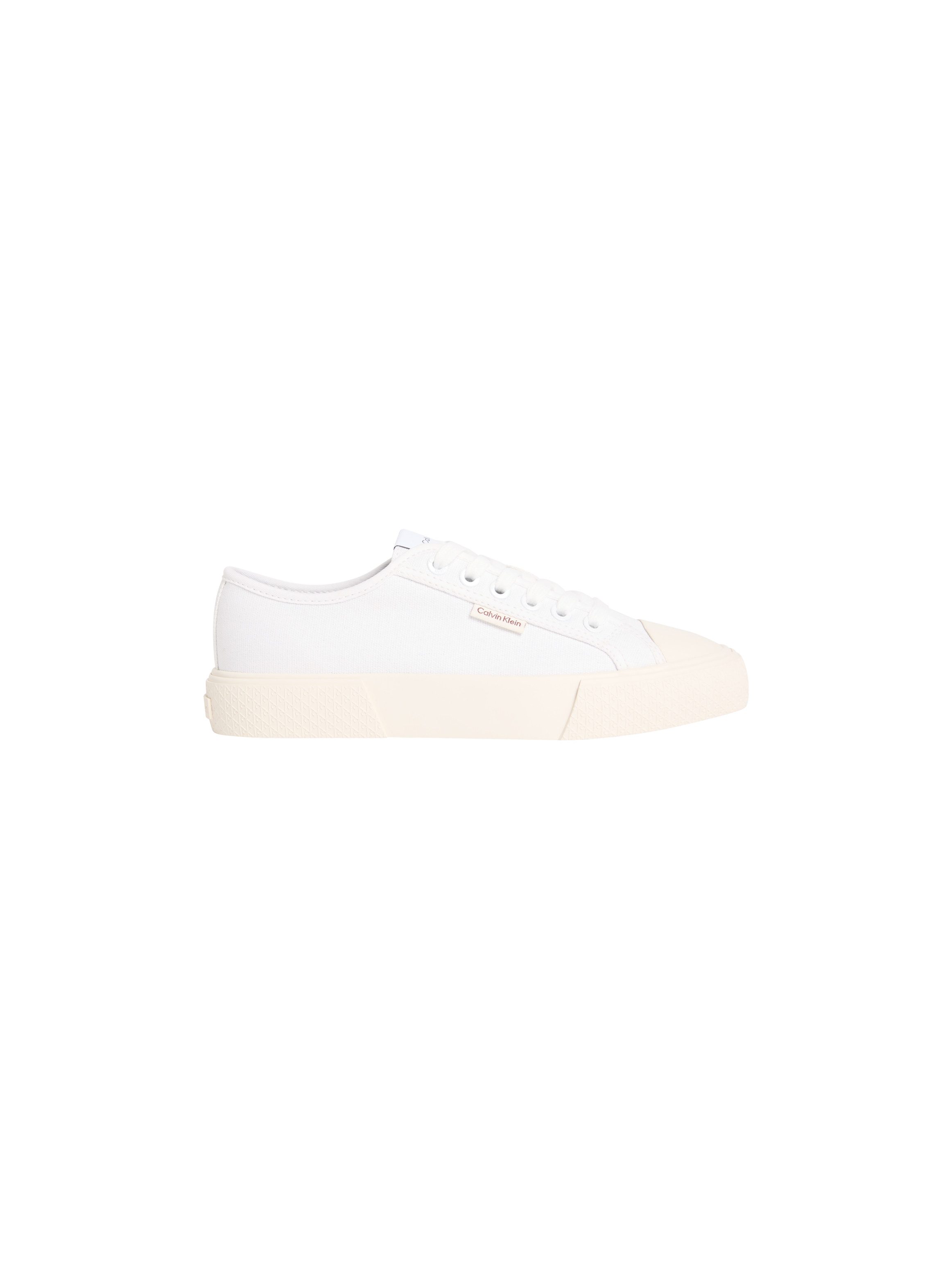 Calvin Klein VULC LACE UP CANVAS Plateausneaker Schnürschuh, Canvas-Sneaker, Halbschuh mit Gummikappe – Bild 4 von 5