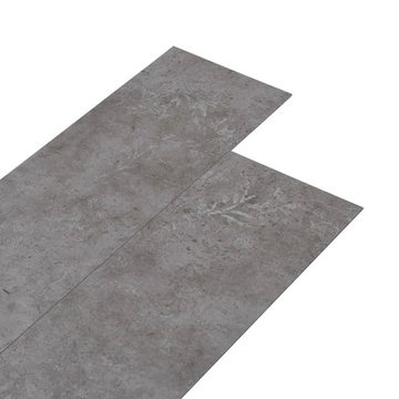 vidaXL Laminat PVC Laminat Dielen Selbstklebend 5,21 m² 2 mm Betongrau Vinylboden Bod