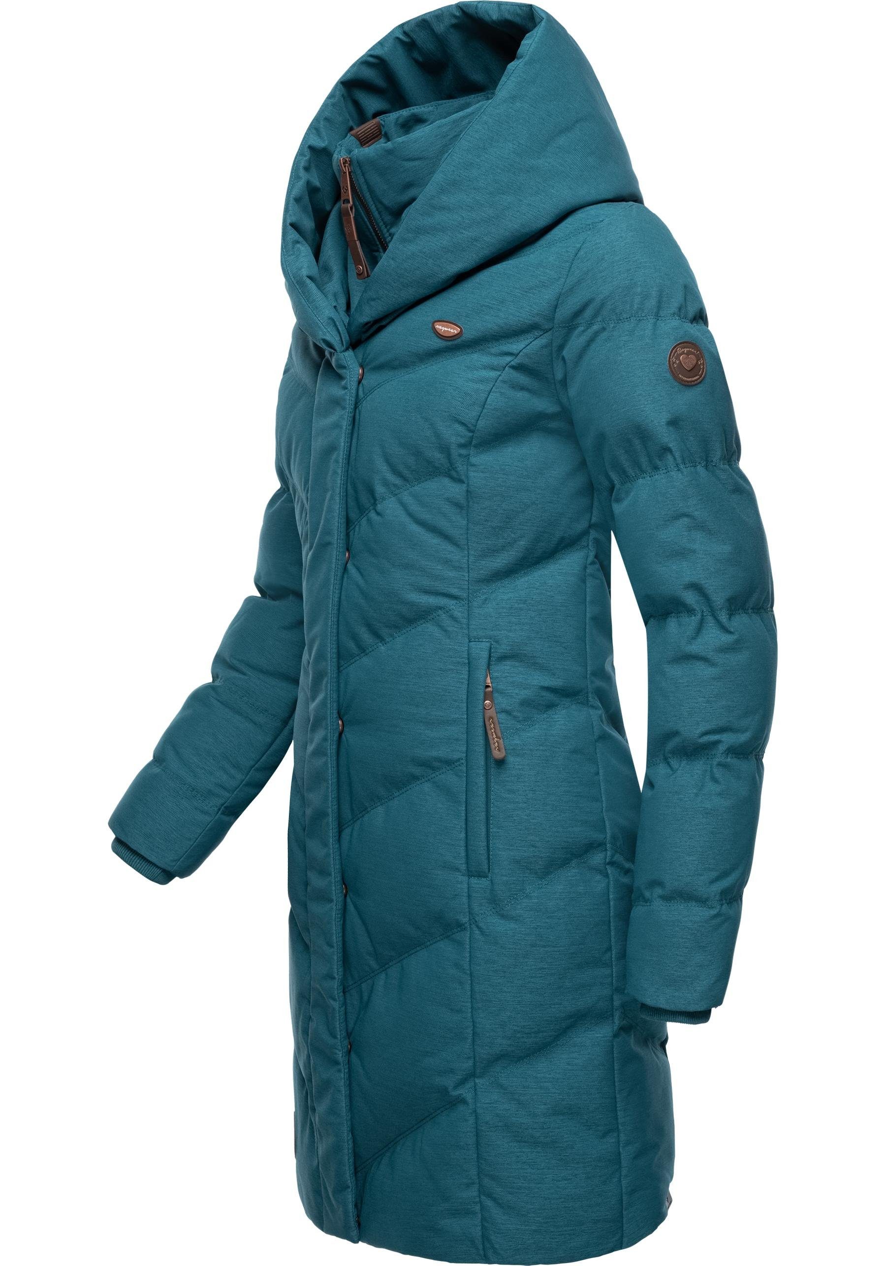 Ragwear Steppmantel Natalka Melange wasserdichter Damen günstig online kaufen