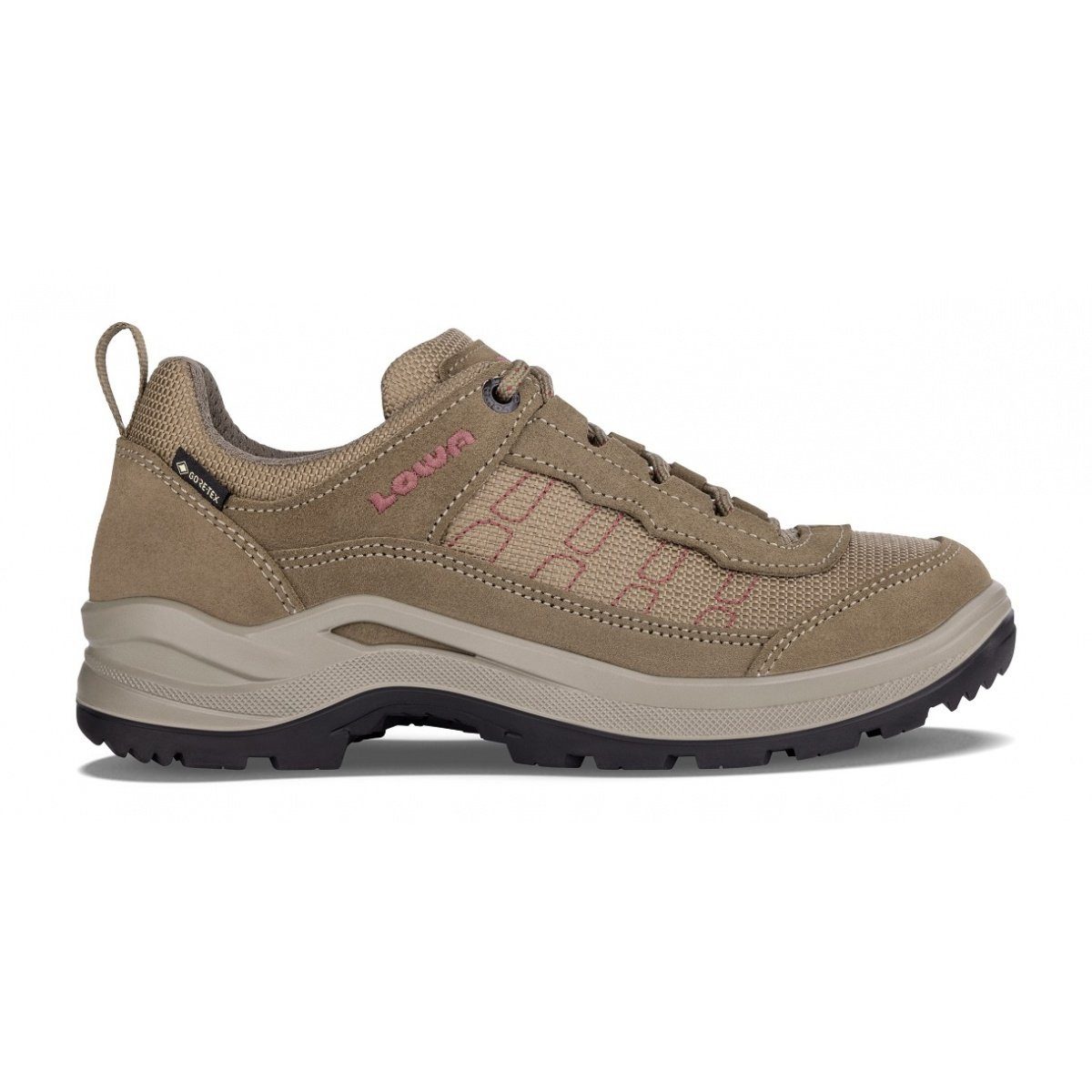 Taurus Pro Low GTX (Veloursleder, wasserdicht) taupebraun/terra Damen Wanderschuh