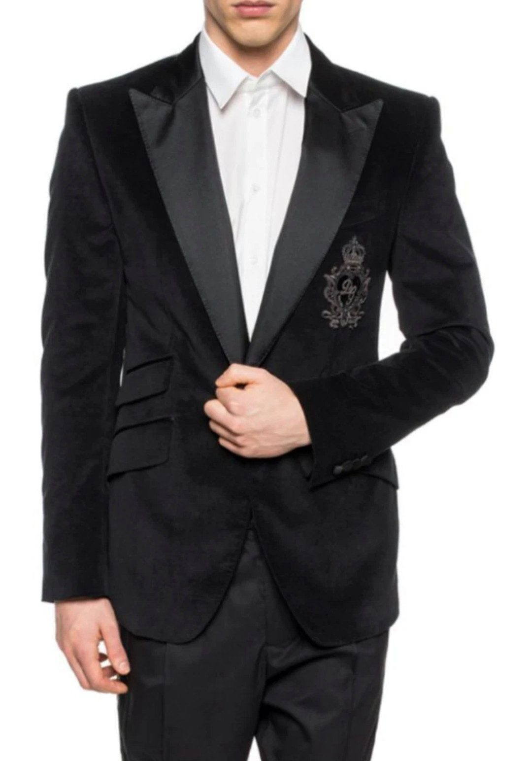 DOLCE & GABBANA Langarmhemd DOLCE & GABBANA GOLD CLASSIC STRETCH COTTON SUIT SHIRT ANZUG TUXEDO HE Teil der Sartorial-Kollektion. Fokus auf Handwerk und Eleganz