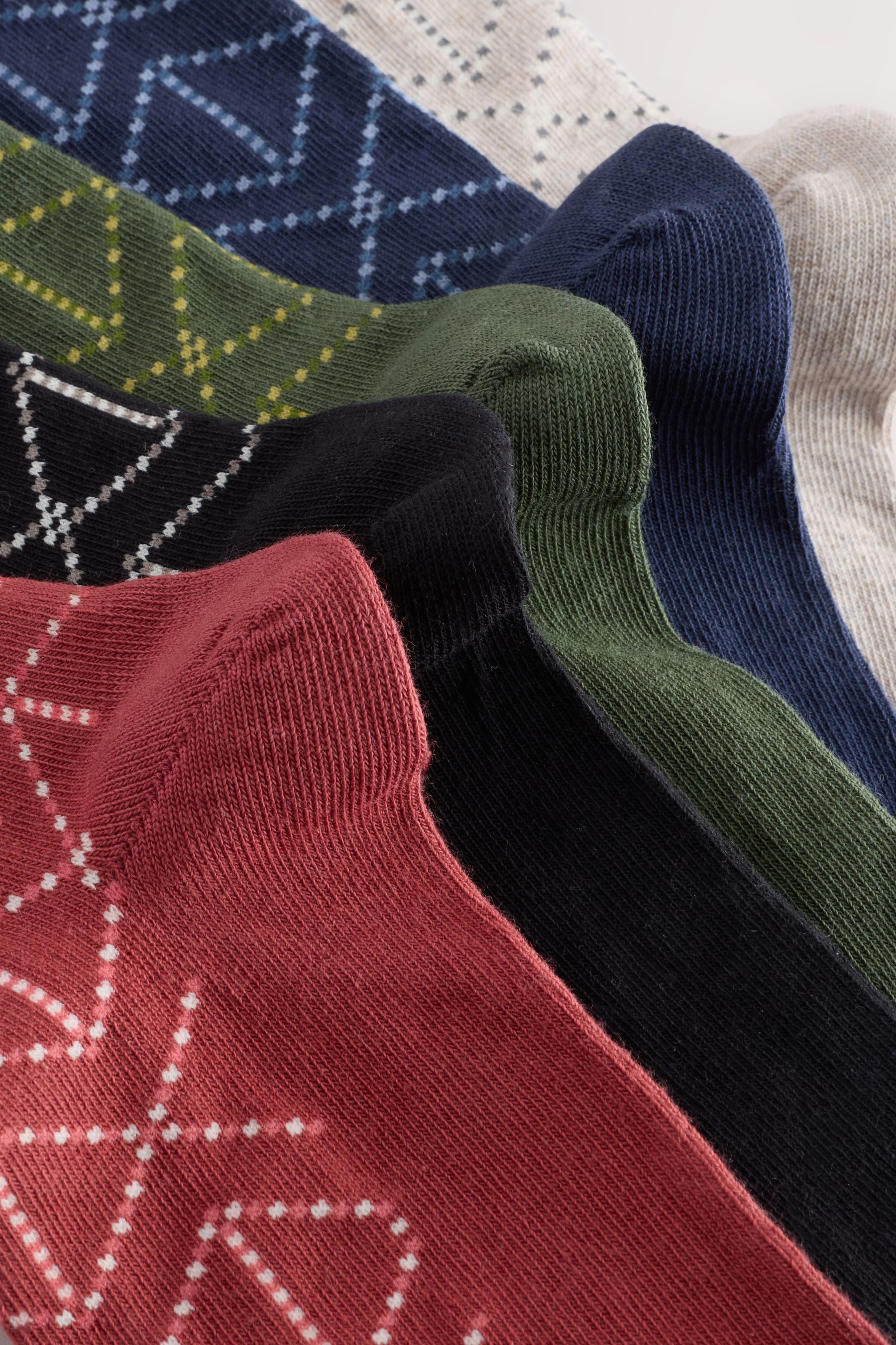 Next Kurzsocken Socken mit Streifenmuster, 5er-Pack (5-Paar)