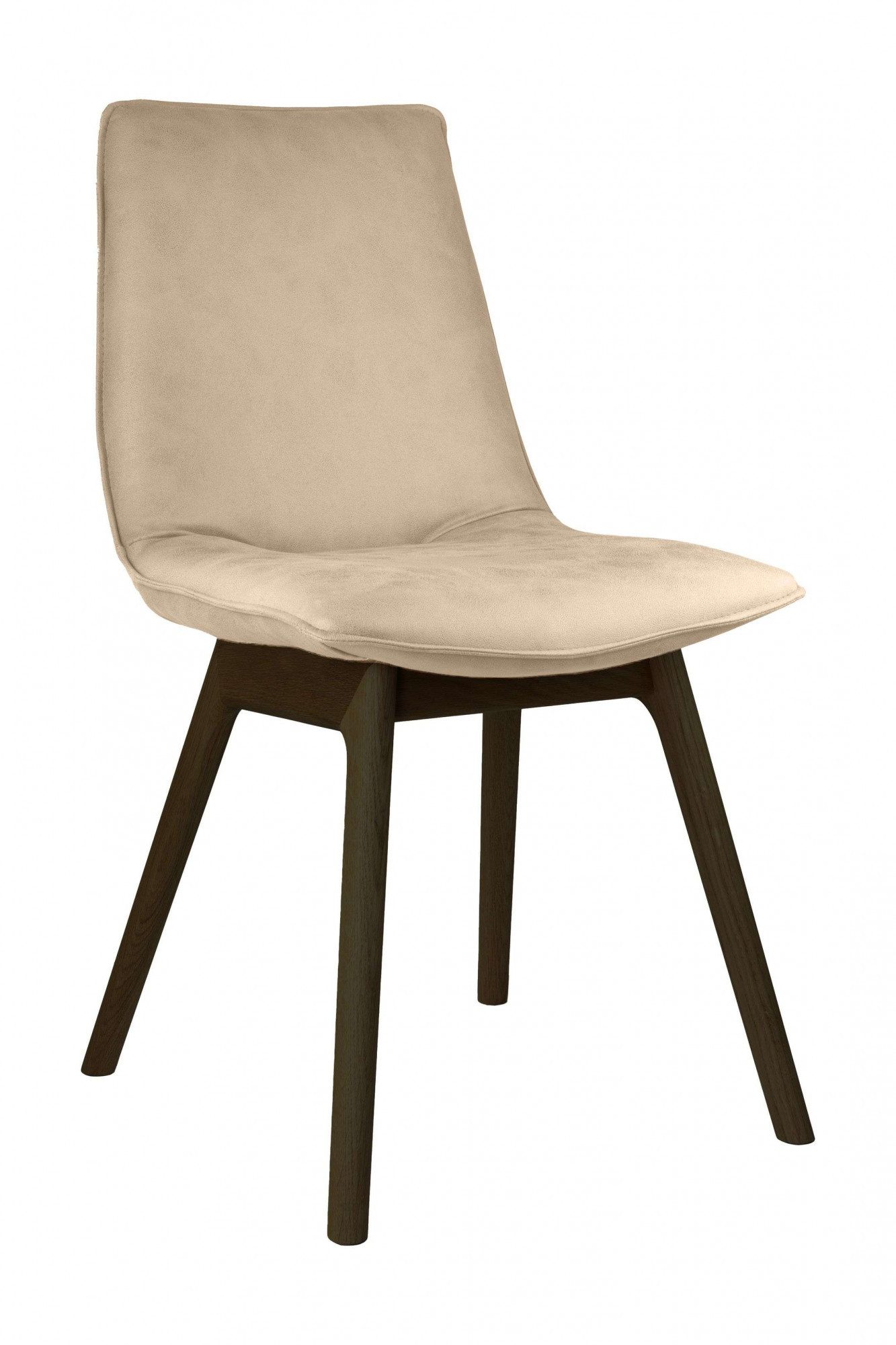 OTTO home 4-Fußstuhl Ramon (Set, 2 St), mit Massivholzbeinen, verschiedenen Farben und Stoffe