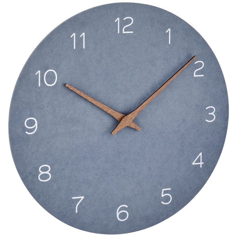 TFA Dostmann Wanduhr TFA Dostmann 60.3054.06 Quarz Wanduhr 29.7 mm x 45 mm Blau