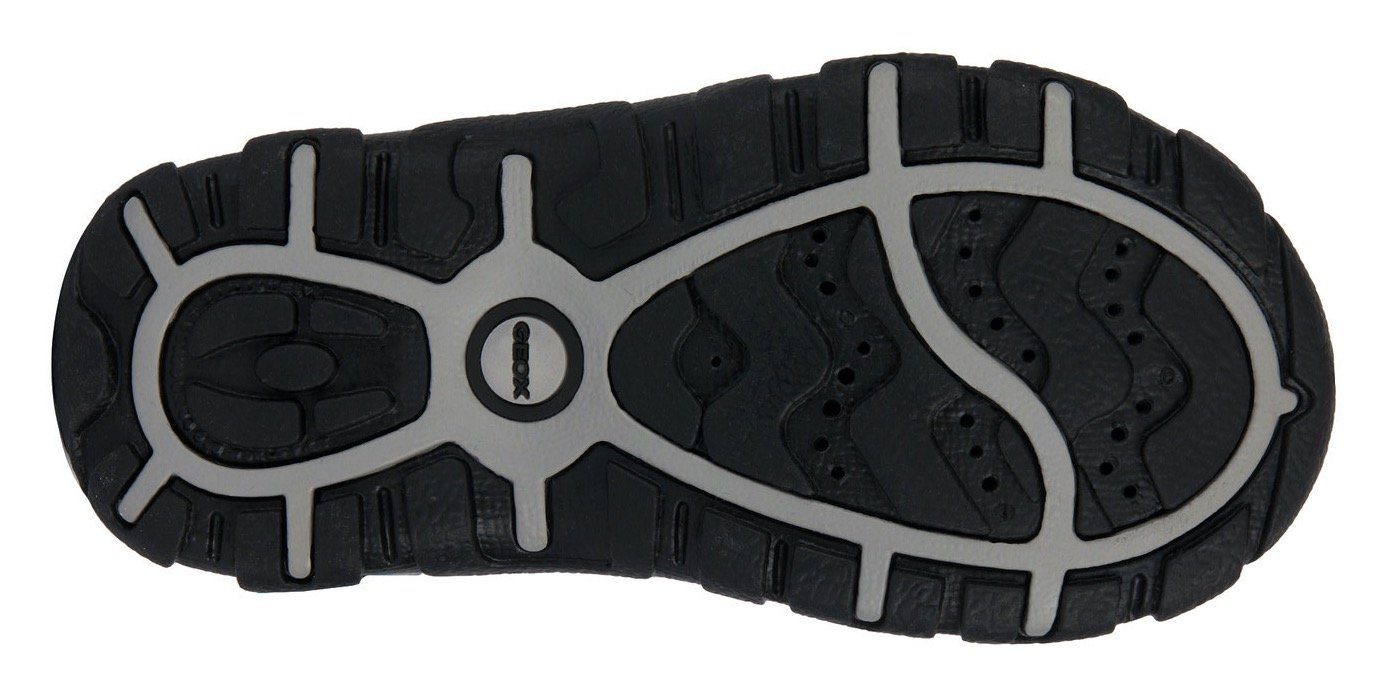 Geox JR SANDAL blau mit Fersenklettverschluss STRADA zusätzlichem Sandale