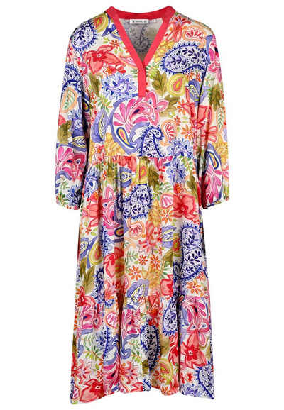 BICALLA Midikleid Dress Paisley - 09/pink-blue (1-tlg)