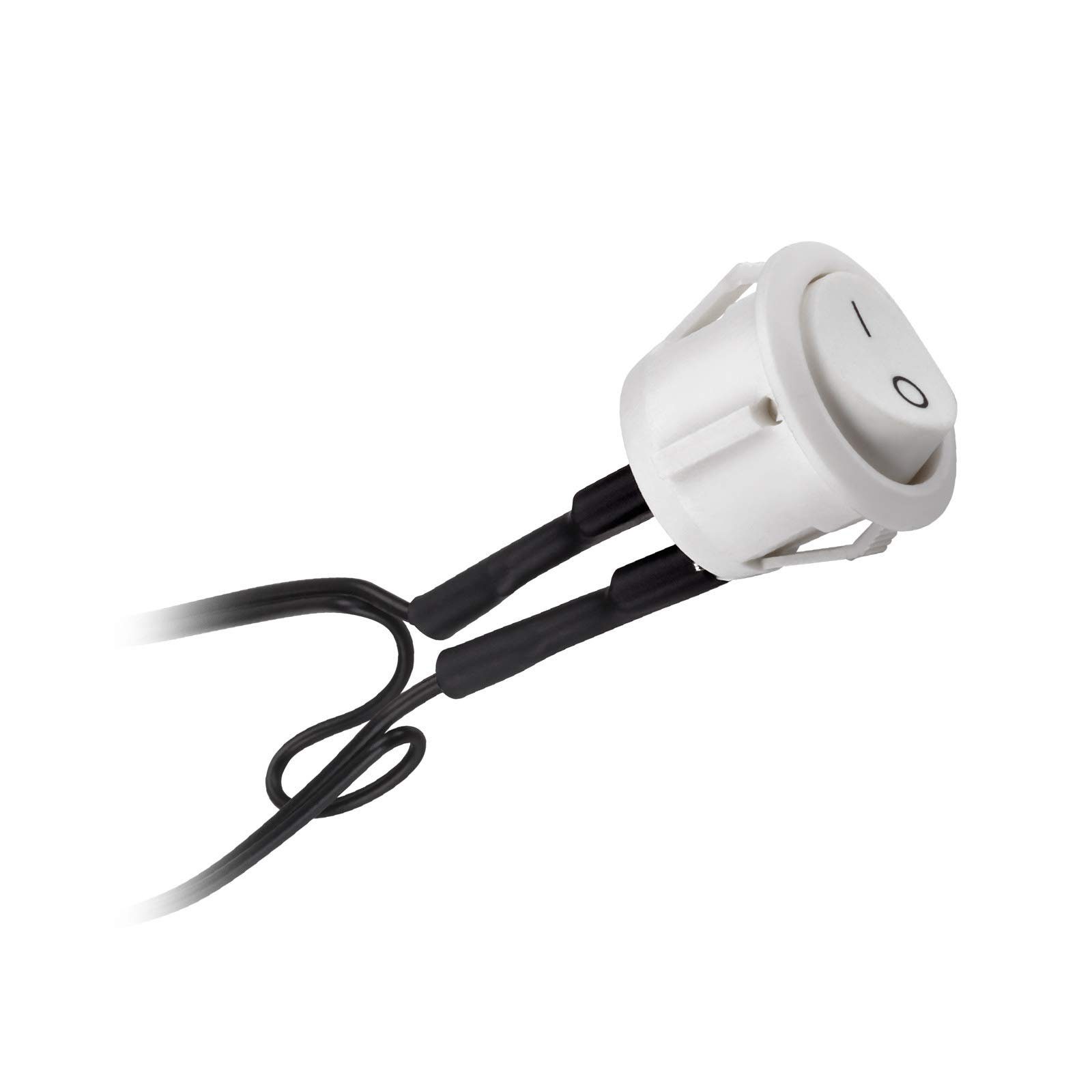 SO-TECH® Lichtschalter Wippschalter mit mini AMP Stecker (1-St)