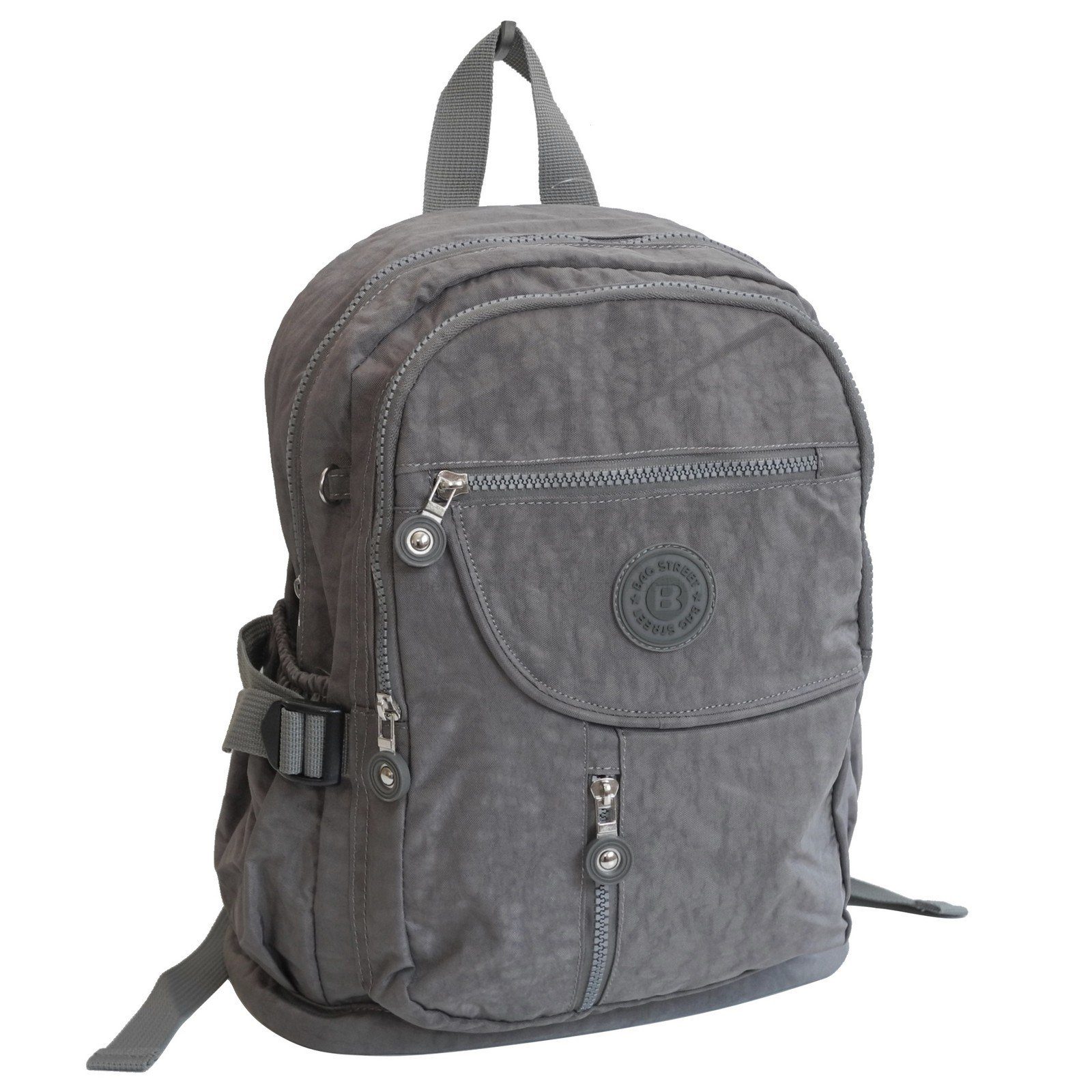 Bag Fahrradrucksack Rucksack Grau Mehrzweckrucksack - Rucksack Crinkle Uni Street BAG STREET