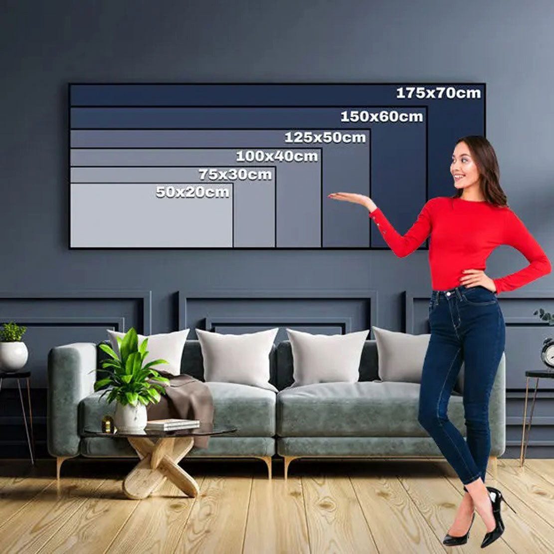 Artedinoi Acrylglasbild Zitat Wolf of Wall Street Acrylglas Wandbild Bild Wanddeko Wohnzimmer