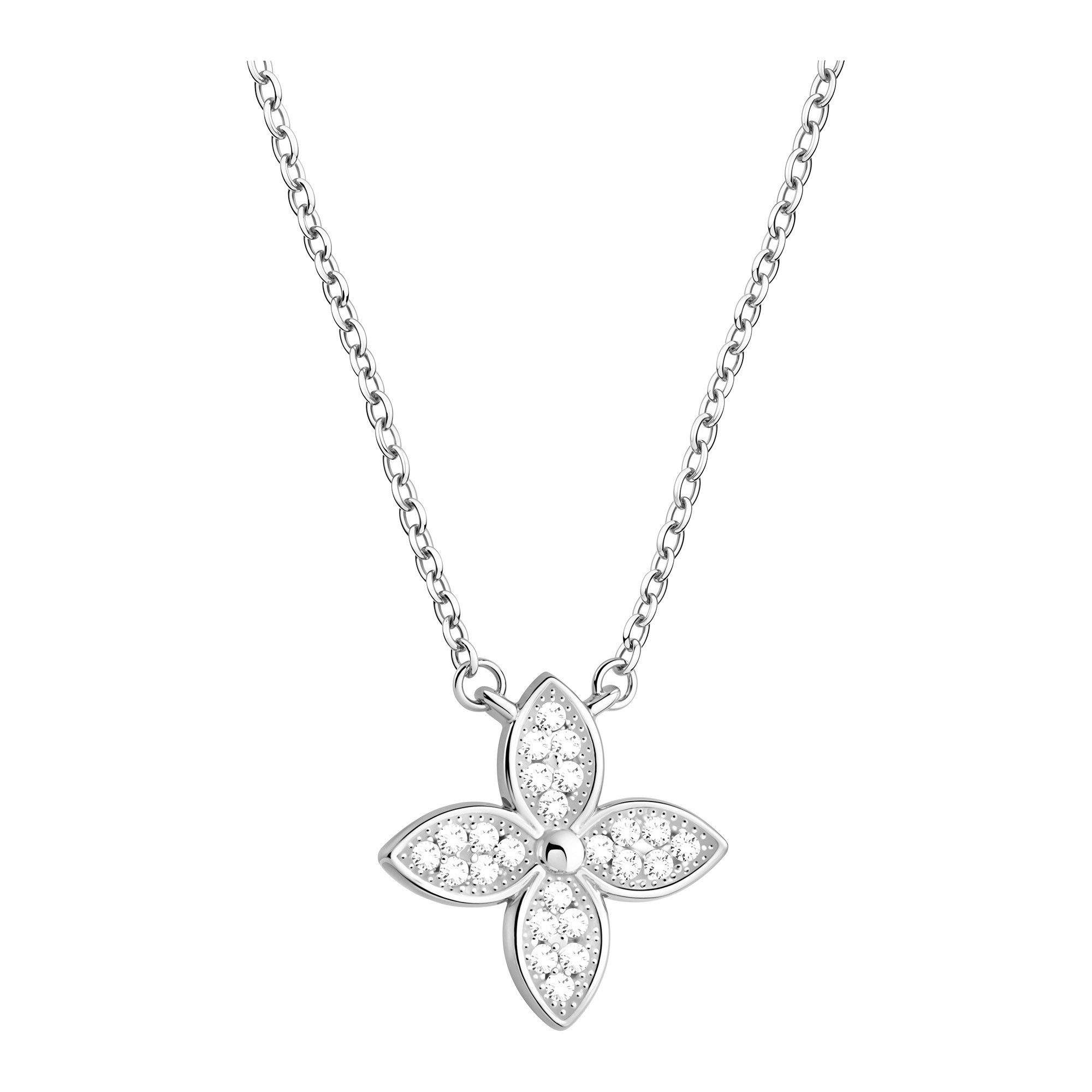 Sofia Milani Kette mit Anhänger Blumen, 925 Silber Damen Schmuck - N0841 günstig online kaufen