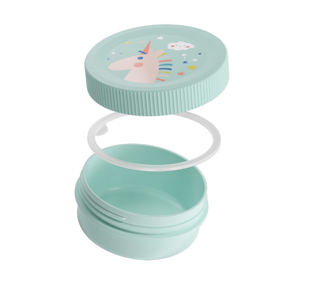 Sigg Lunchbox LUMO Kids Plus Lunchbox + Snackbox, ideal für Brot, Obst und Snacks, (stylische Frühstücksdose mit Snackbox), ideal für Pausenbrot, Obst und Snacks in Schule