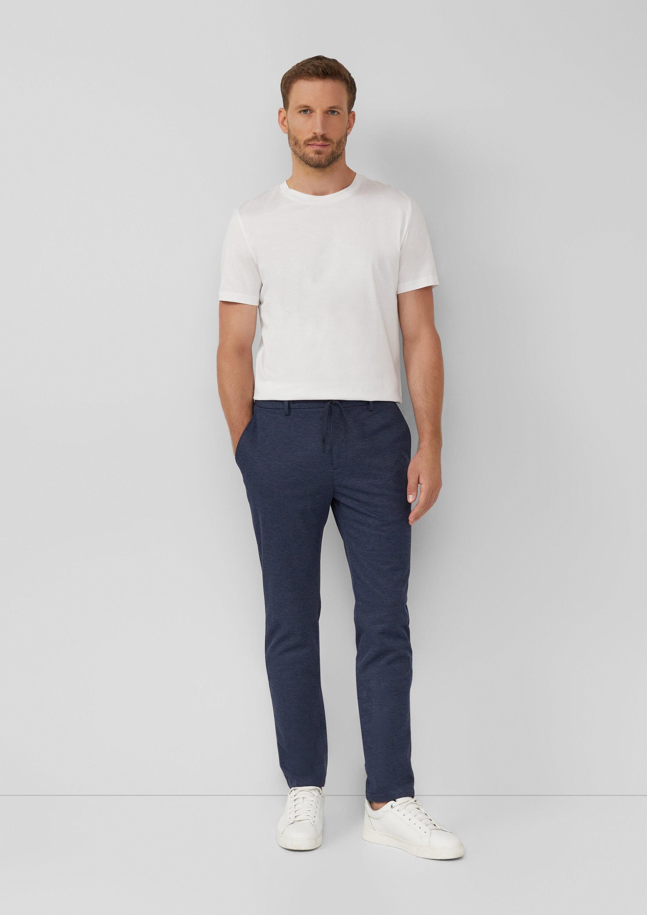 s.Oliver Chinos Anzughose S.OJOGG s.O JOGG: Anzug-Hose aus meliertem Piqué- günstig online kaufen