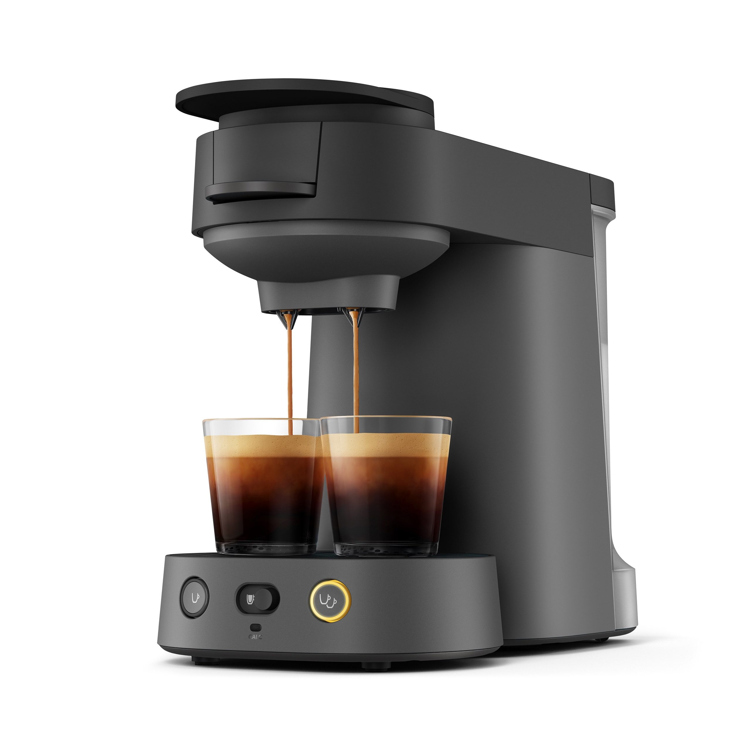 Philips Kaffeepadmaschine Vibe CSA225/60, mit zwei Kaffee-Einstellungen, kompakt, mit Memory-Funktion u. 0,9-Liter herausnehmbarem Wassertank