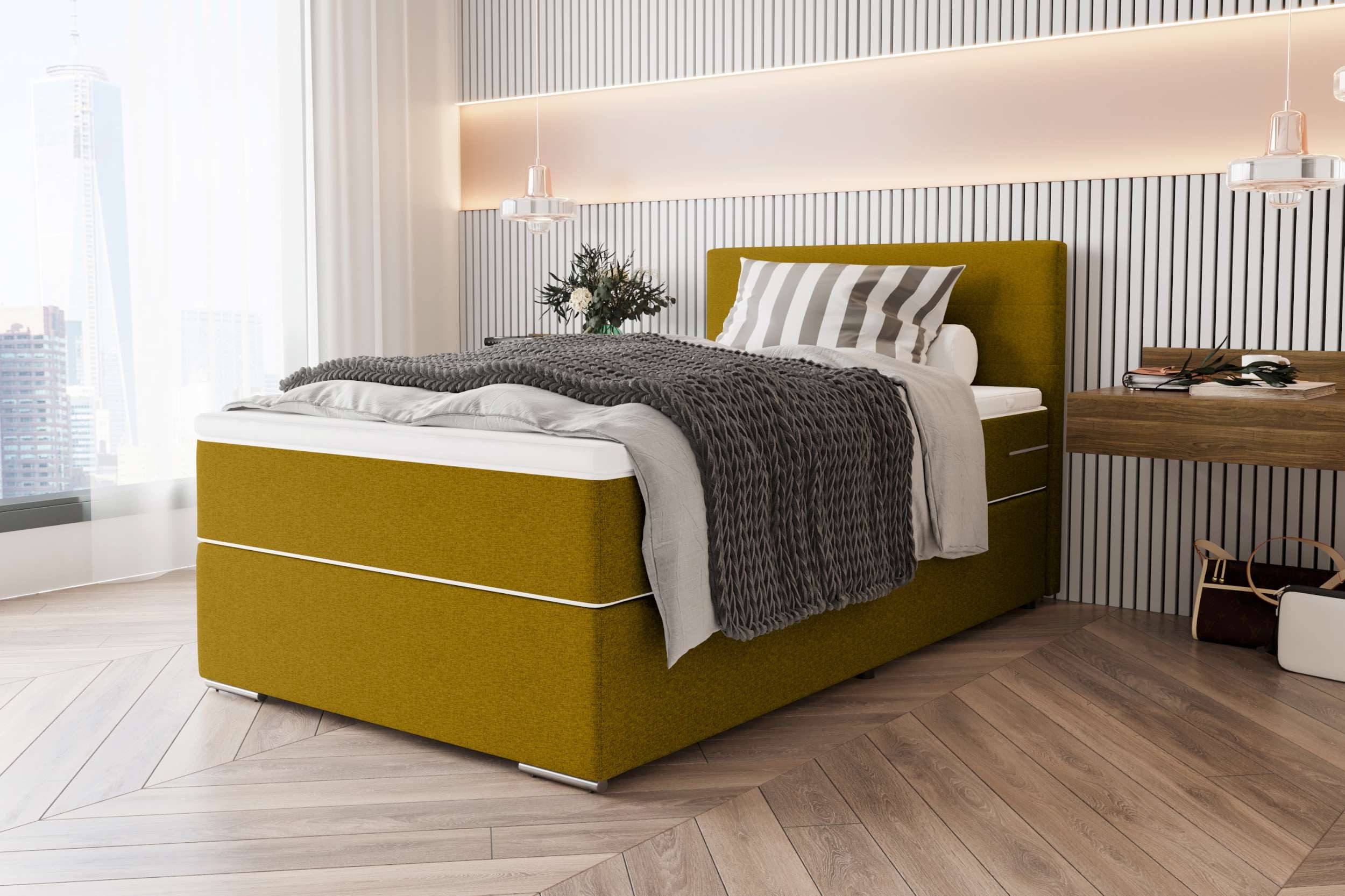 99rooms Boxspringbett Phönix Mini (Schlafzimmerbett, Bett), günstig online kaufen