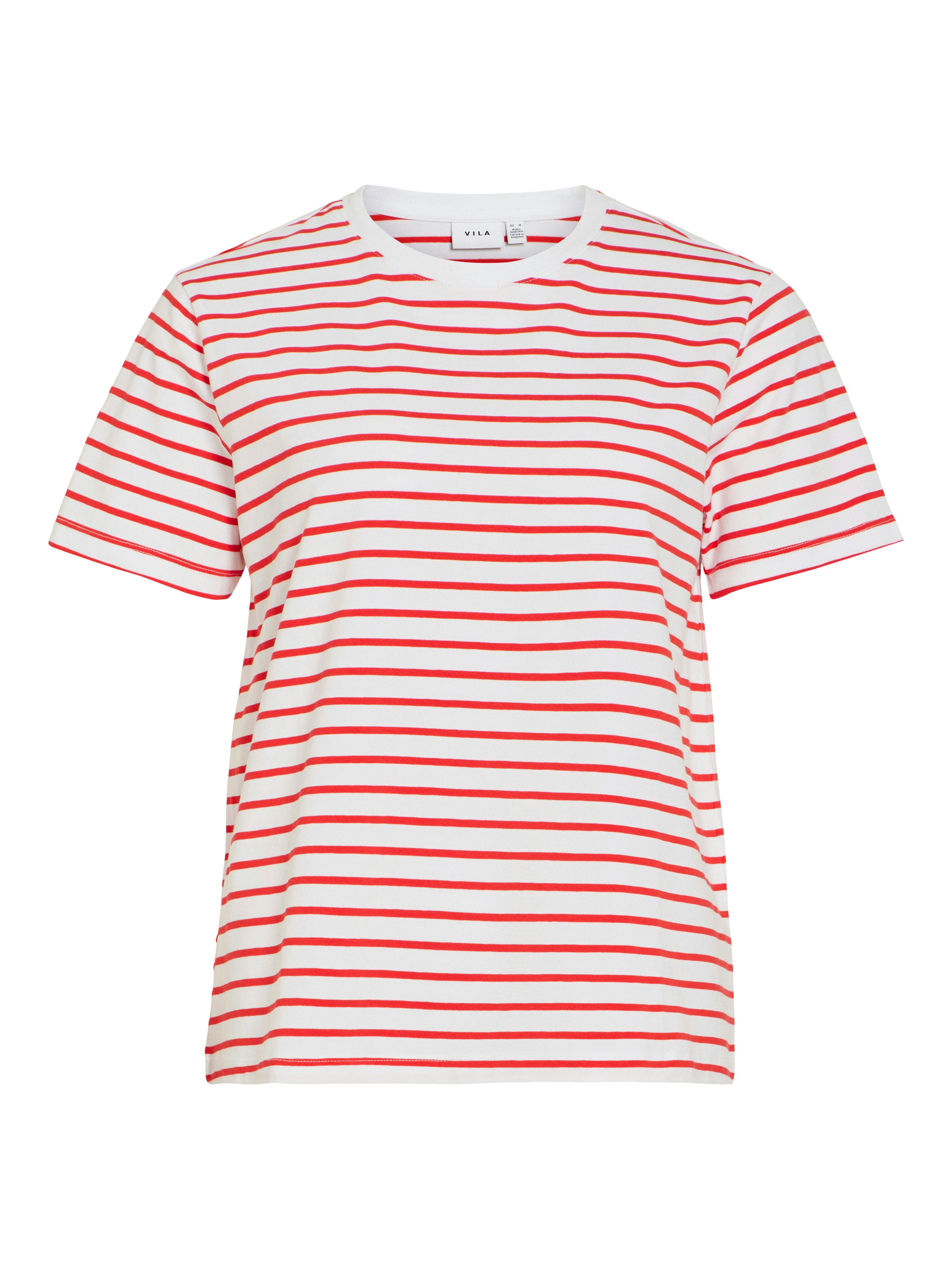 Vila Kurzarmshirt VINORA S/S YD T-SHIRT - NOOS