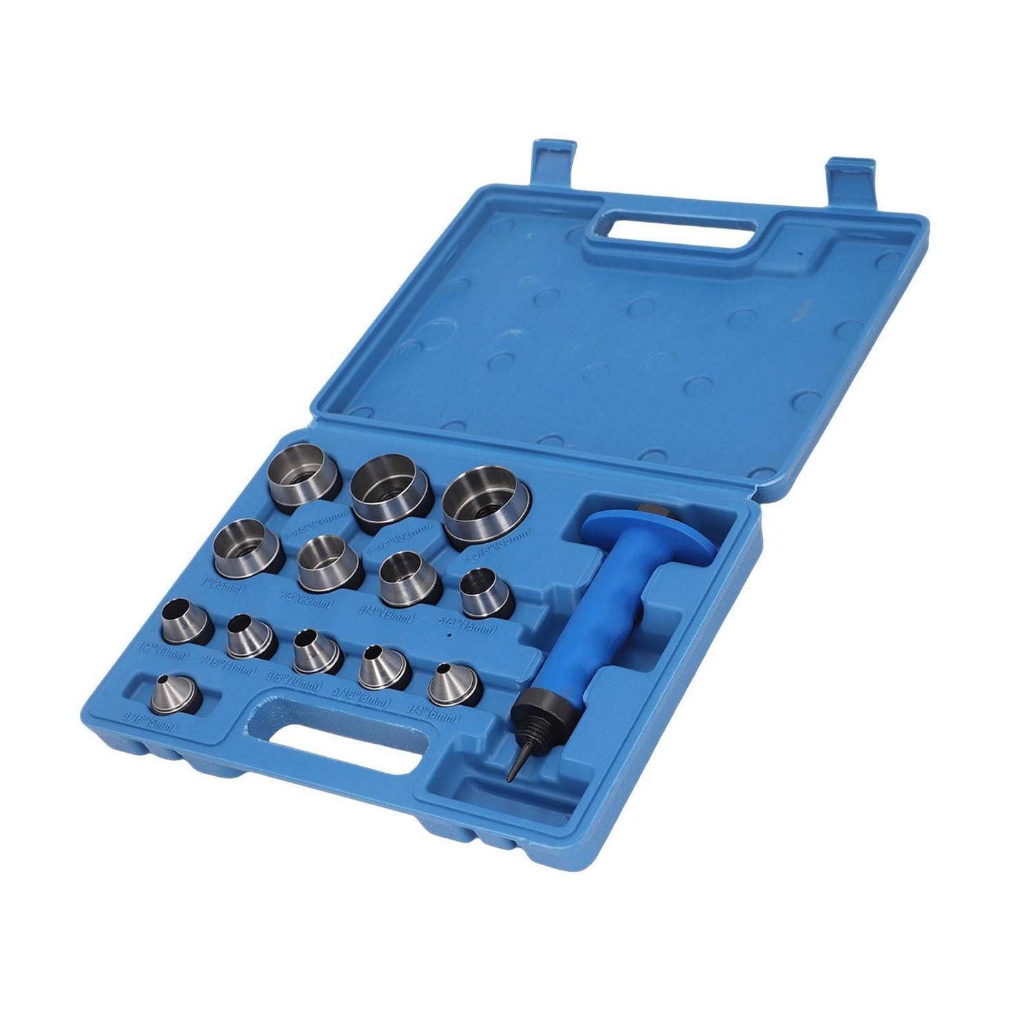 LuxusKollektion Lochzange Locher-Set 13-teilig Hohlstanzer blau