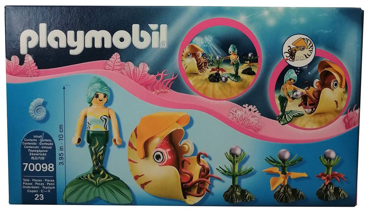 Playmobil® Spielfigur »Playmobil Magic 70098 Meerjungfrau mit Schneckengo«