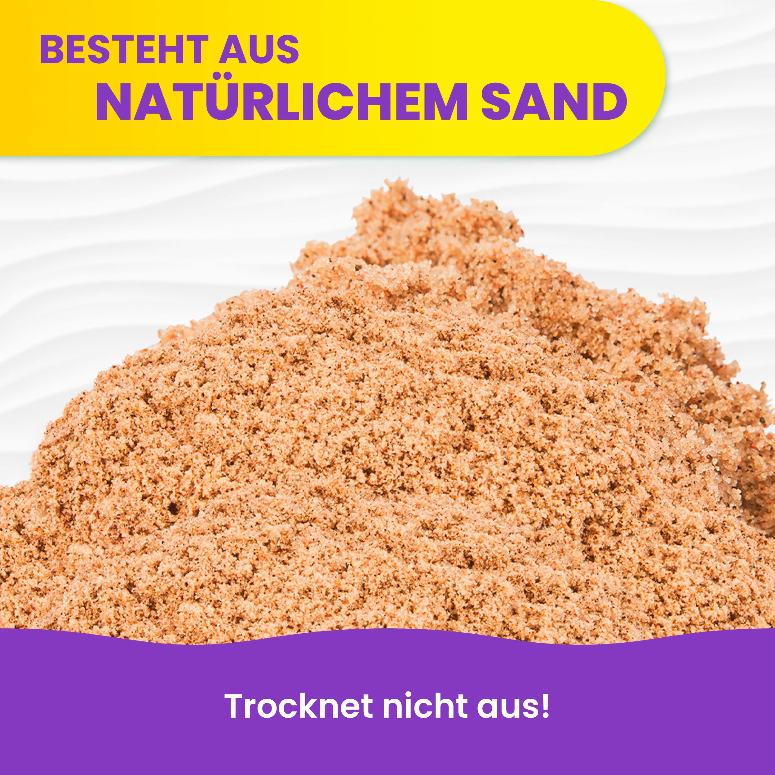 Spin Master Kreativset Kinetic Sand - Braun 5 kg