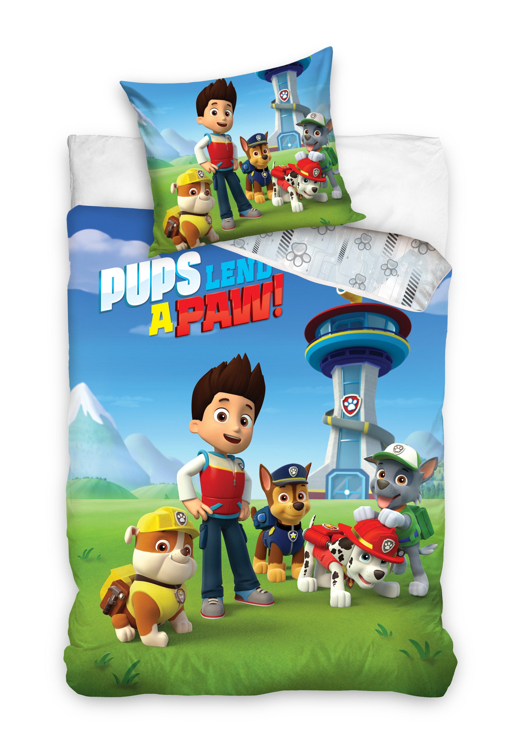 PAW PATROL Bettwäsche PAW Patrol Kinderbettwäsche 135 x 200 cm