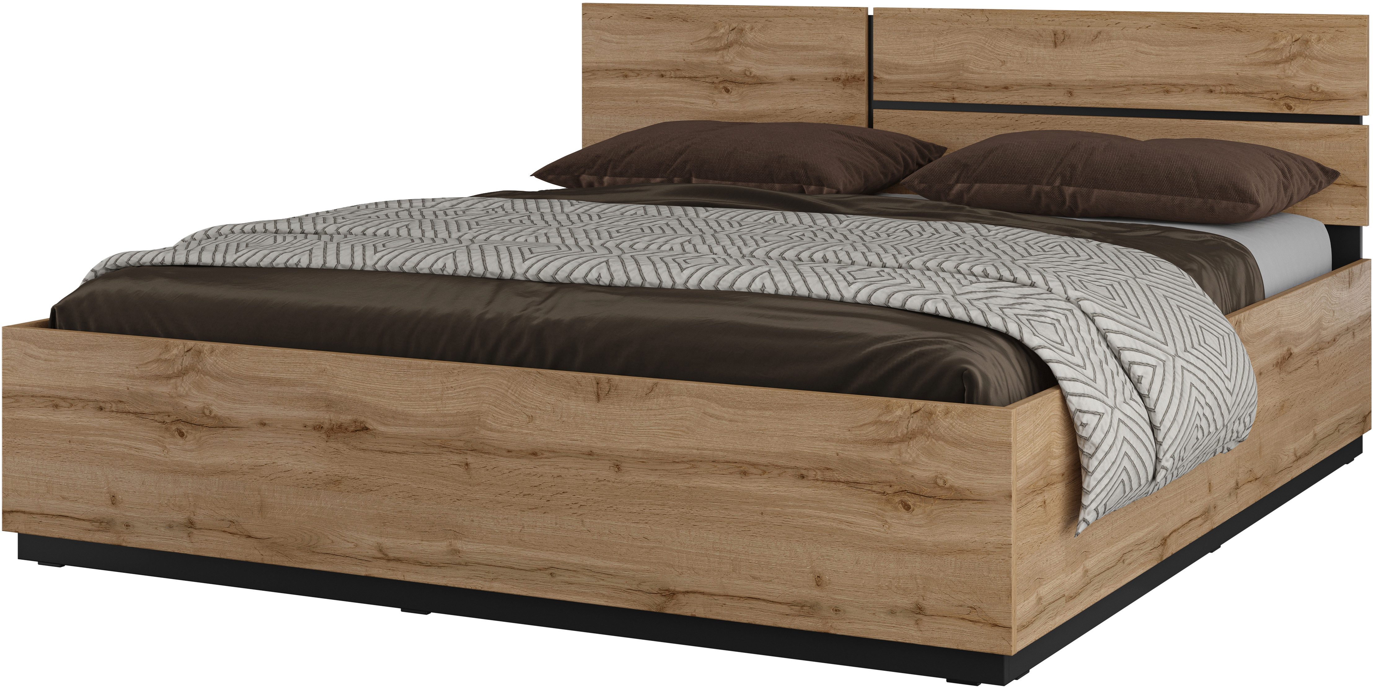 INOSIGN Bettgestell Cross, moderner Bettrahmen, Doppelbett günstig online kaufen