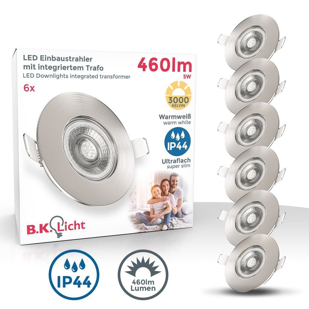 B.K.Licht LED Einbaustrahler LED Bad Einbauleuchten günstig online kaufen