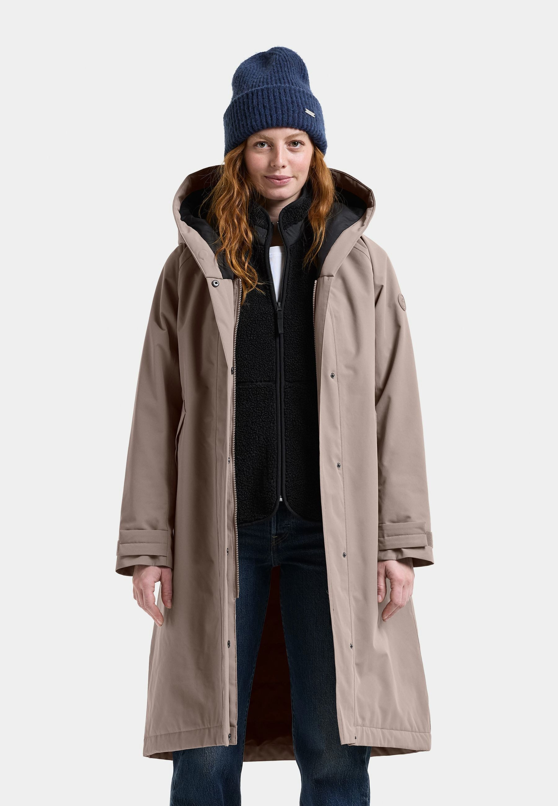 Didriksons Winterjacke Damen Wintermantel Wasserdicht NOELIA mit Kapuze mit Taschen