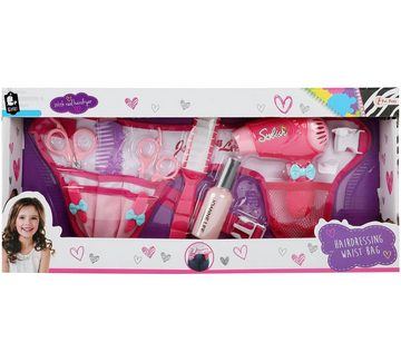 Toi-Toys Spielzeug-Frisierkoffer Glamour Shine Friseurset mit Friseur-Gürtel, mit echtem Föhn