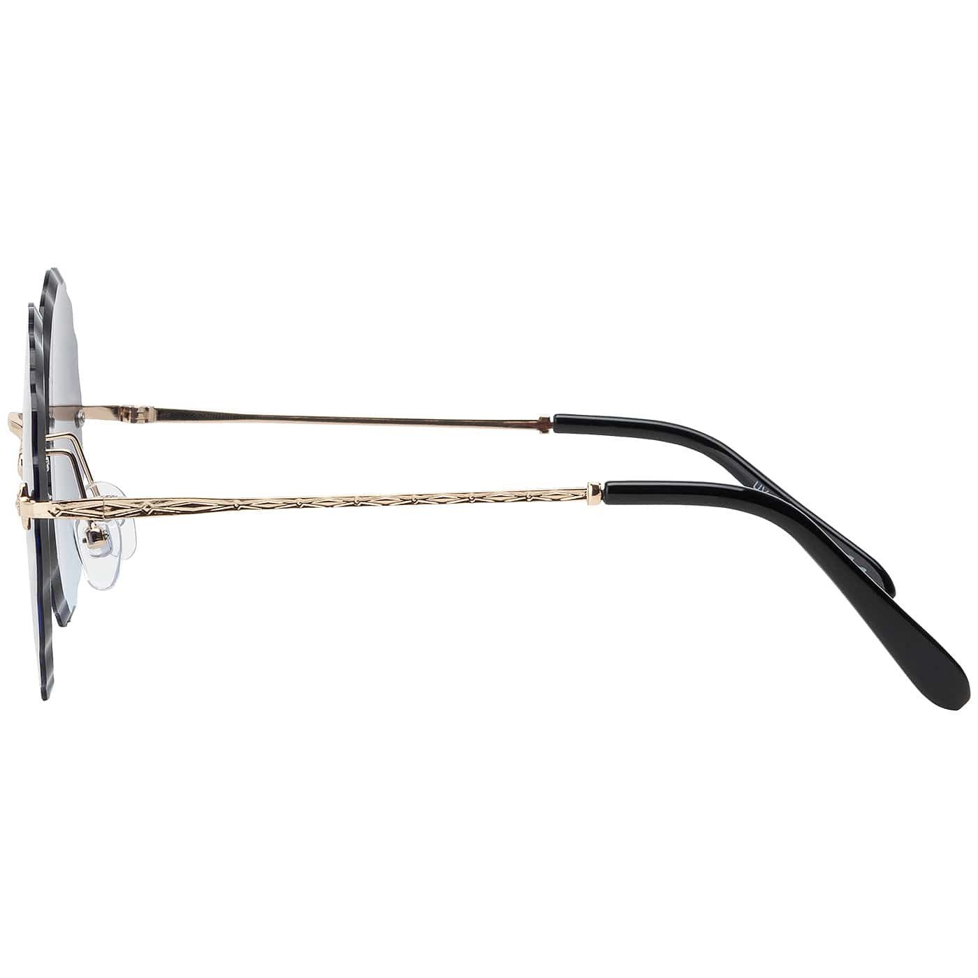 BEZLIT Eyewear Retrosonnenbrille Rund Form Designer Damen Sonnenbrille (1-St) mit bunten Linsen