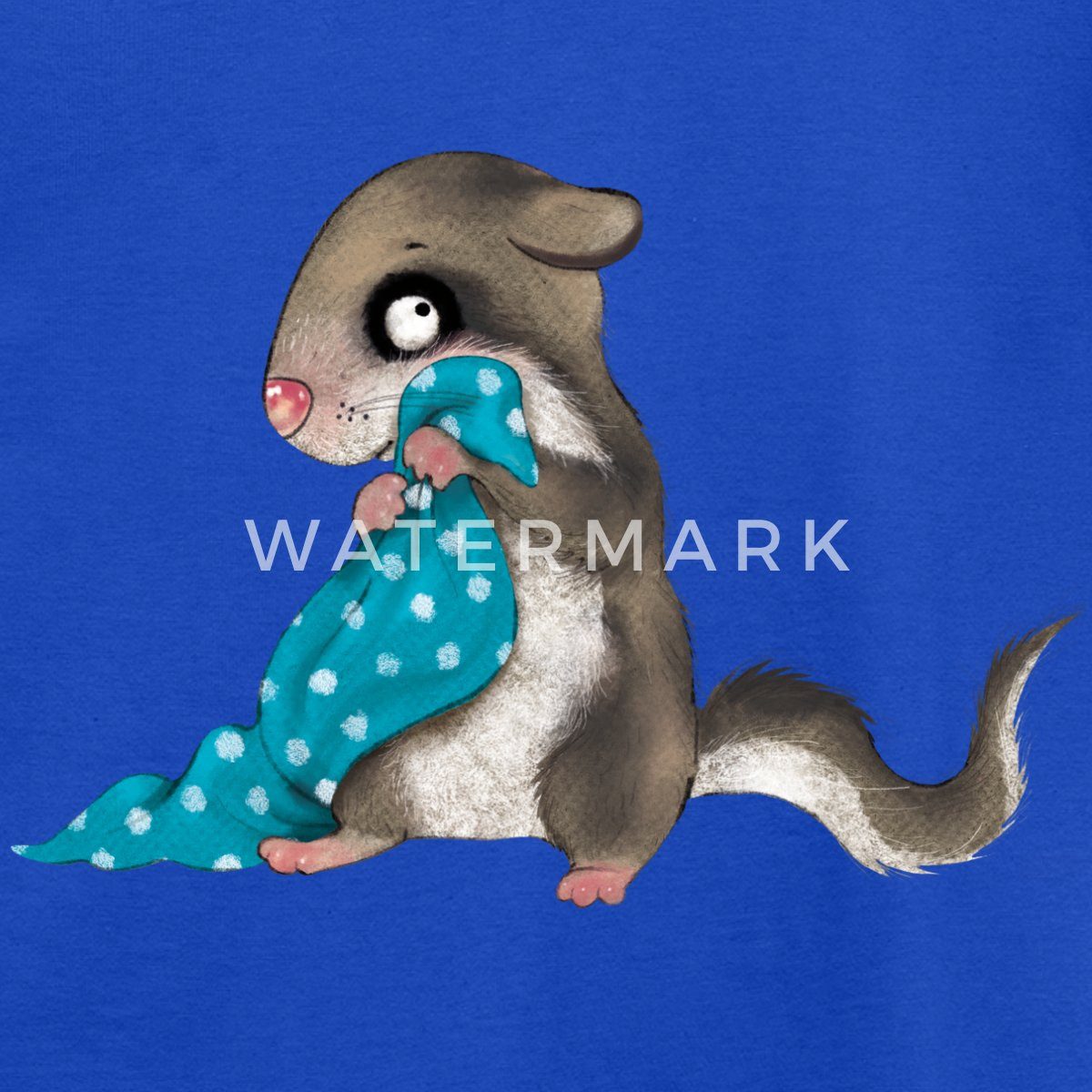 Spreadshirt T-Shirt Der Kleine Siebenschläfer Und Seine Schnuffeldecke Kinder T-Shirt (1-tlg)