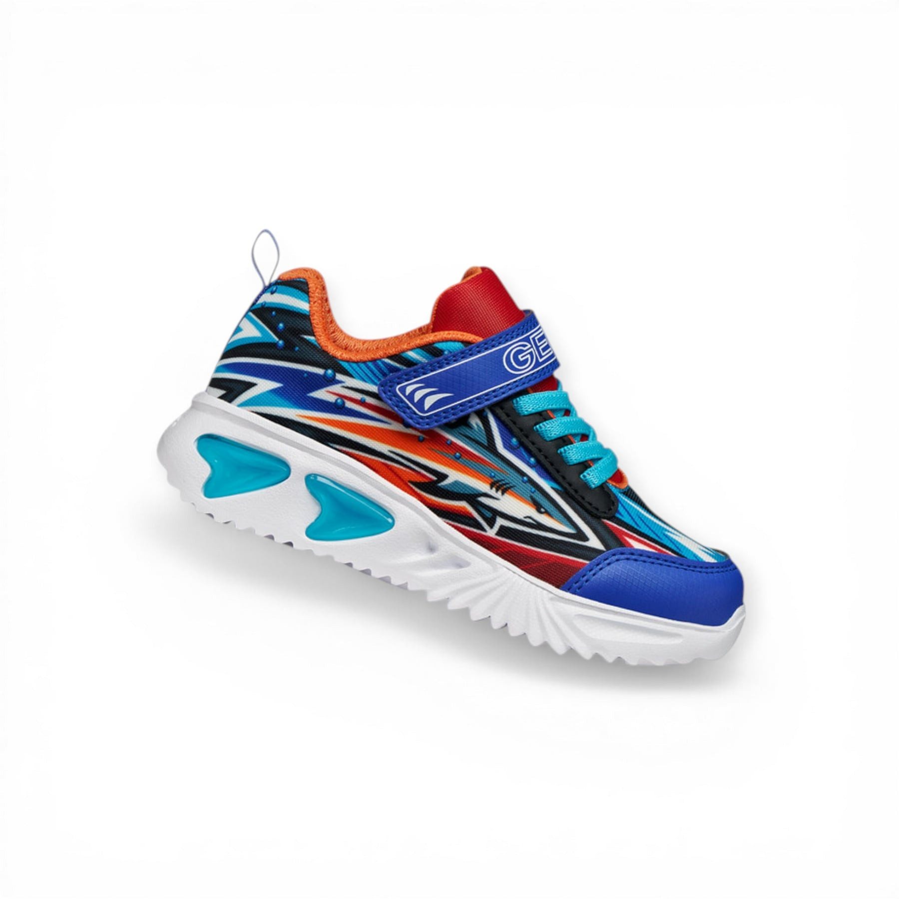 Geox Assister blau/bunt Kleinkinder Jungen Sneaker