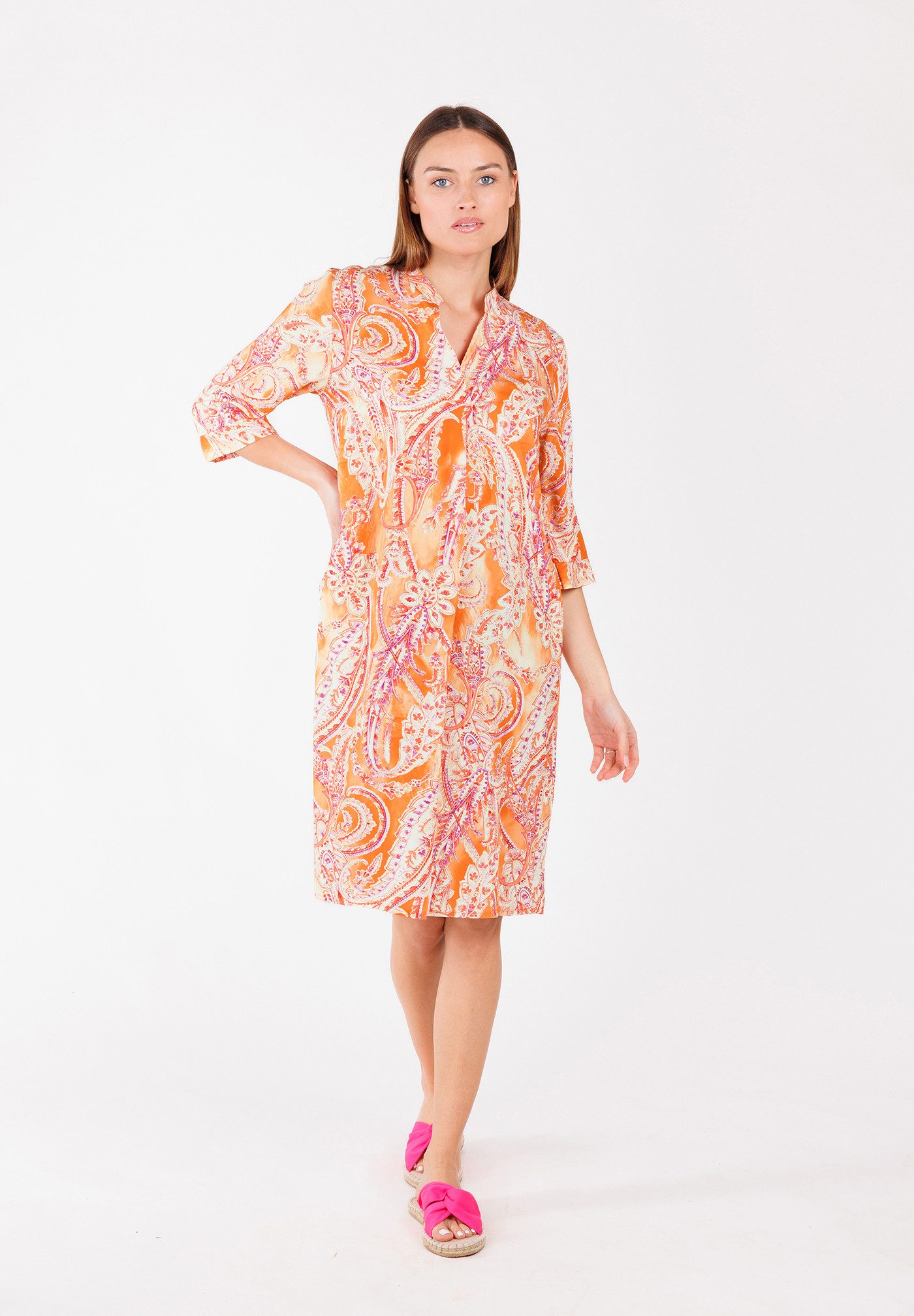 Key Largo Druckkleid WD INDIA v-neck (1-tlg) günstig online kaufen