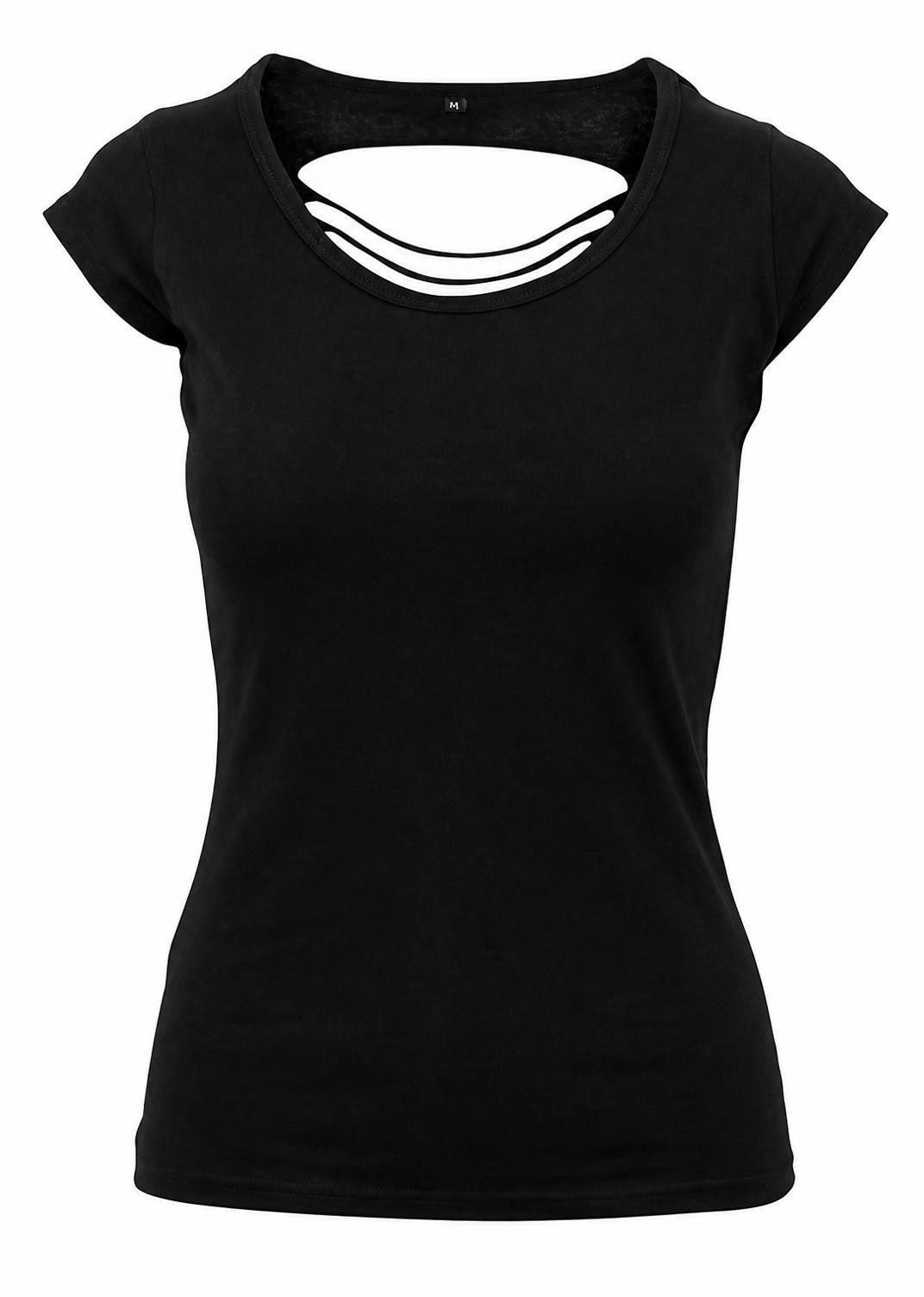 Build Your Brand Tanktop Damen Back Cut Tee / Offener Rücken