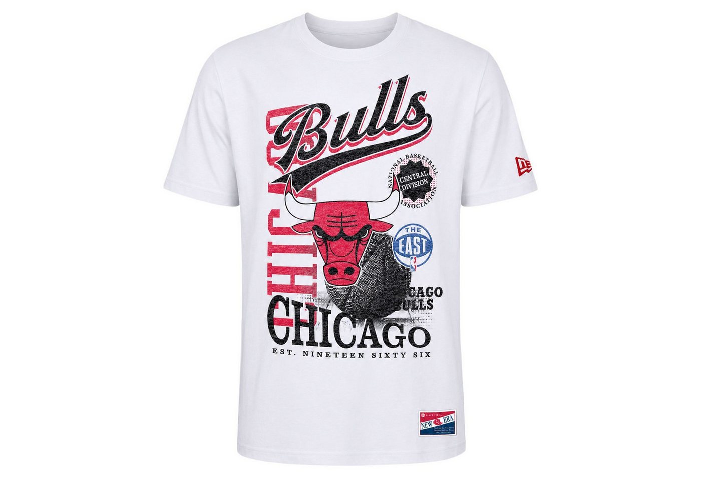 New Era Print-Shirt NBA GRAPHICS Chicago Bulls