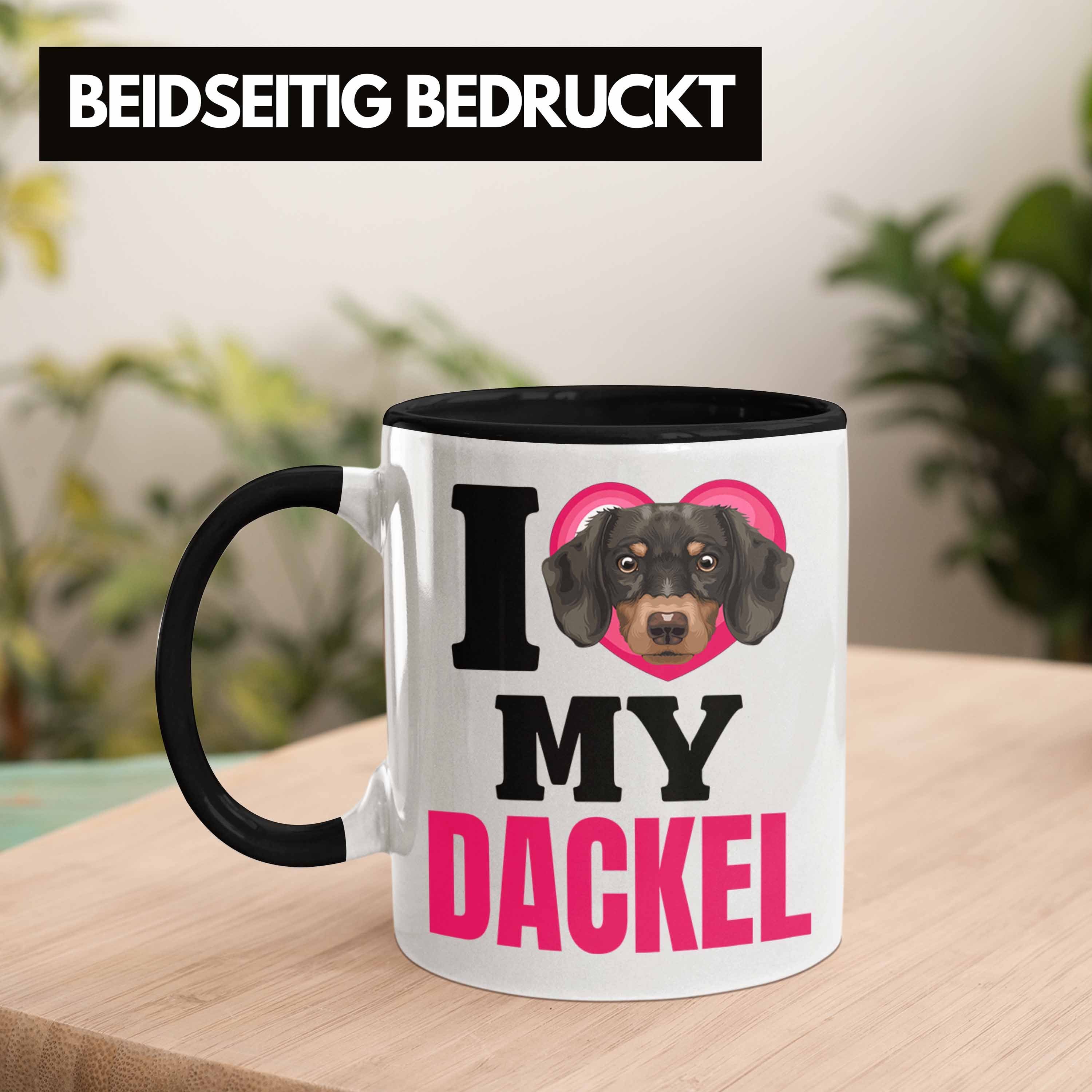 Tasse Geschenkidee Spruch I Geschenk Dackel Tasse Trendation Lustiger M Love Besitzerin Schwarz