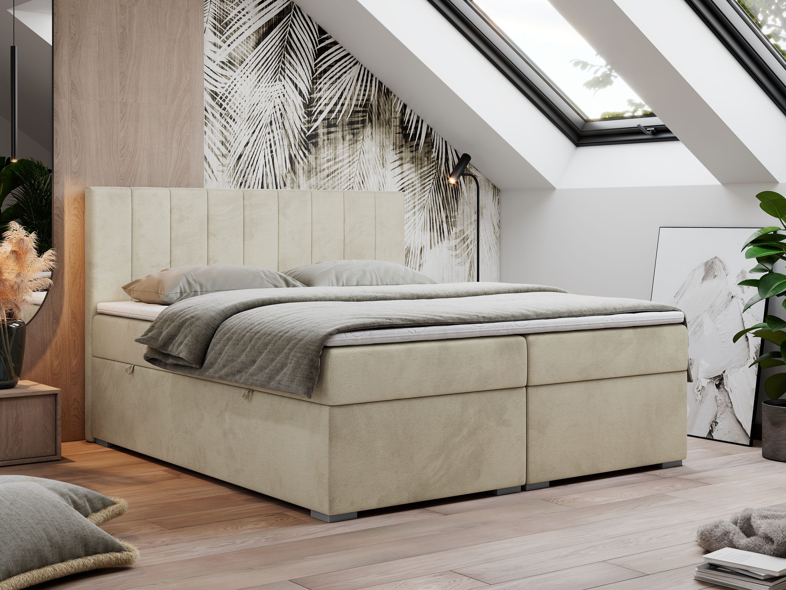 MKS MÖBEL Boxspringbett LOPE (Packung, Set, günstig online kaufen