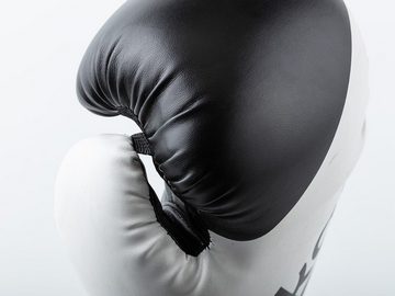 Skandika Boxhandschuhe Weiß, Robuste Boxing Gloves für Männer und Frauen