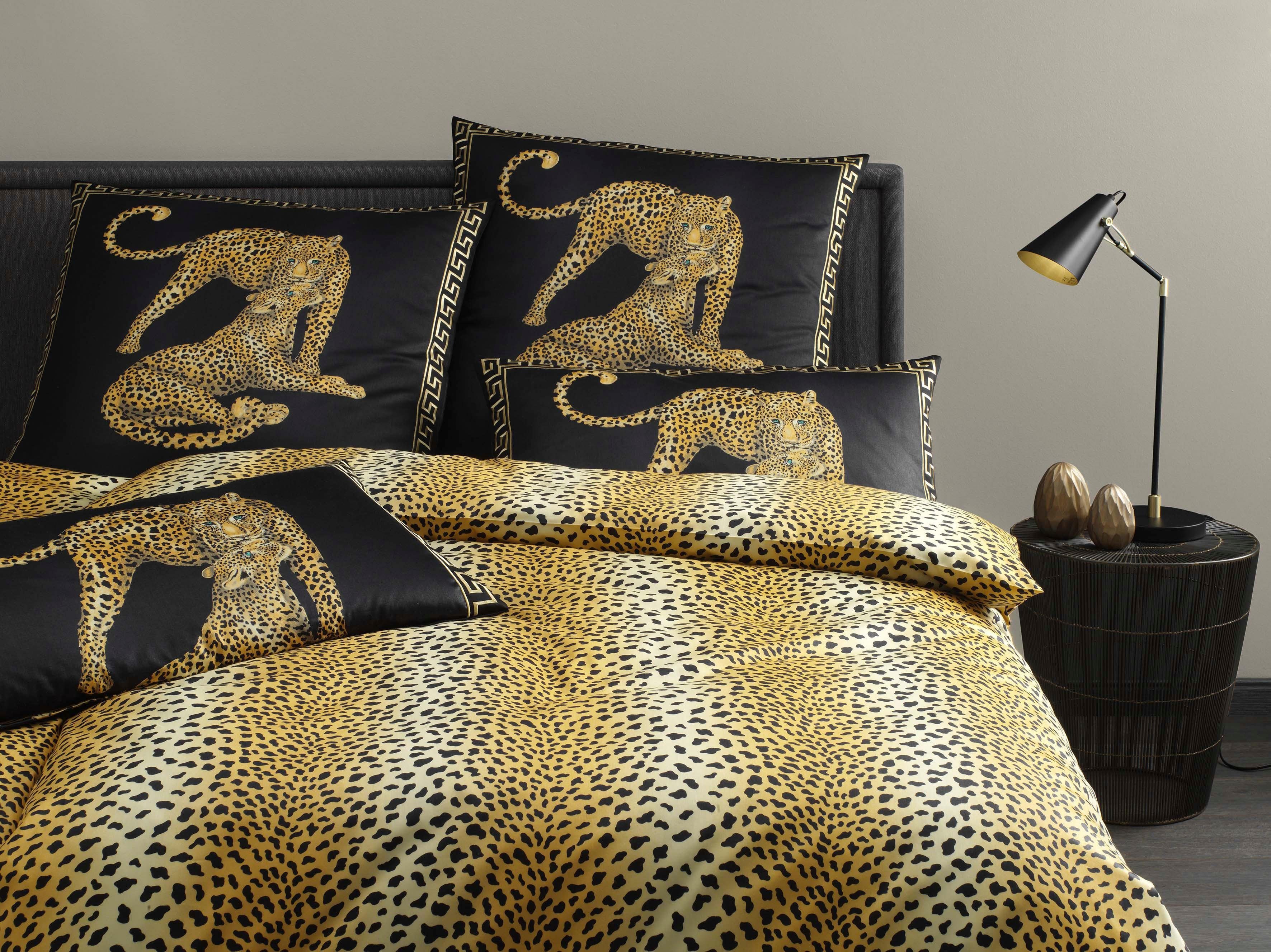 Bettwäsche Gepard Pair, Elegante, Mako-Satin, 2 teilig, mit Geparden