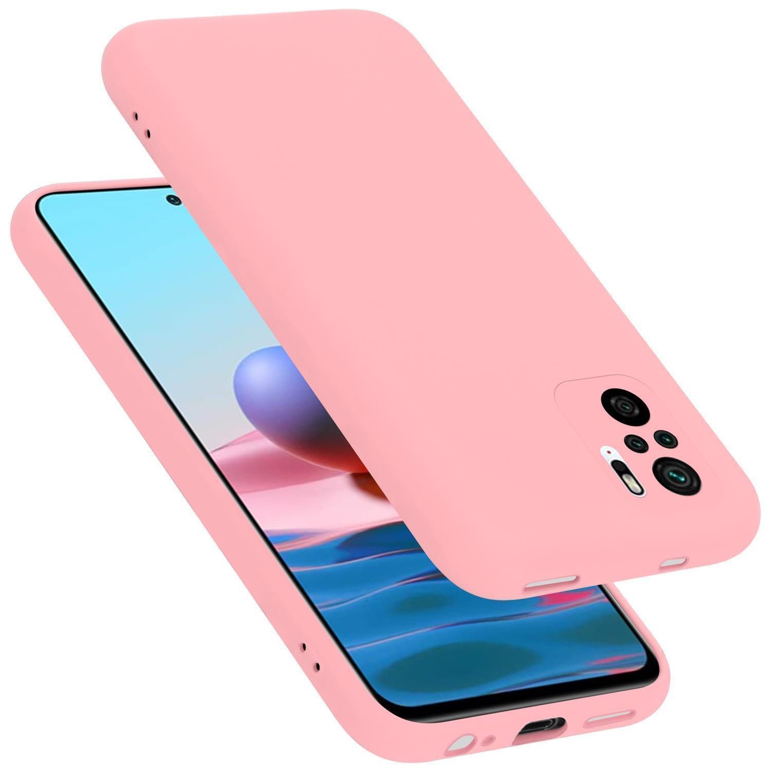 Cadorabo Handyhülle für Xiaomi RedMi NOTE 10 4G / RedMi NOTE 11 4G Hülle Xiaomi RedMi NOTE 10 4G / RedMi NOTE 10S, Flexible Hülle TPU Silikon Schutzhülle Back Cover Case