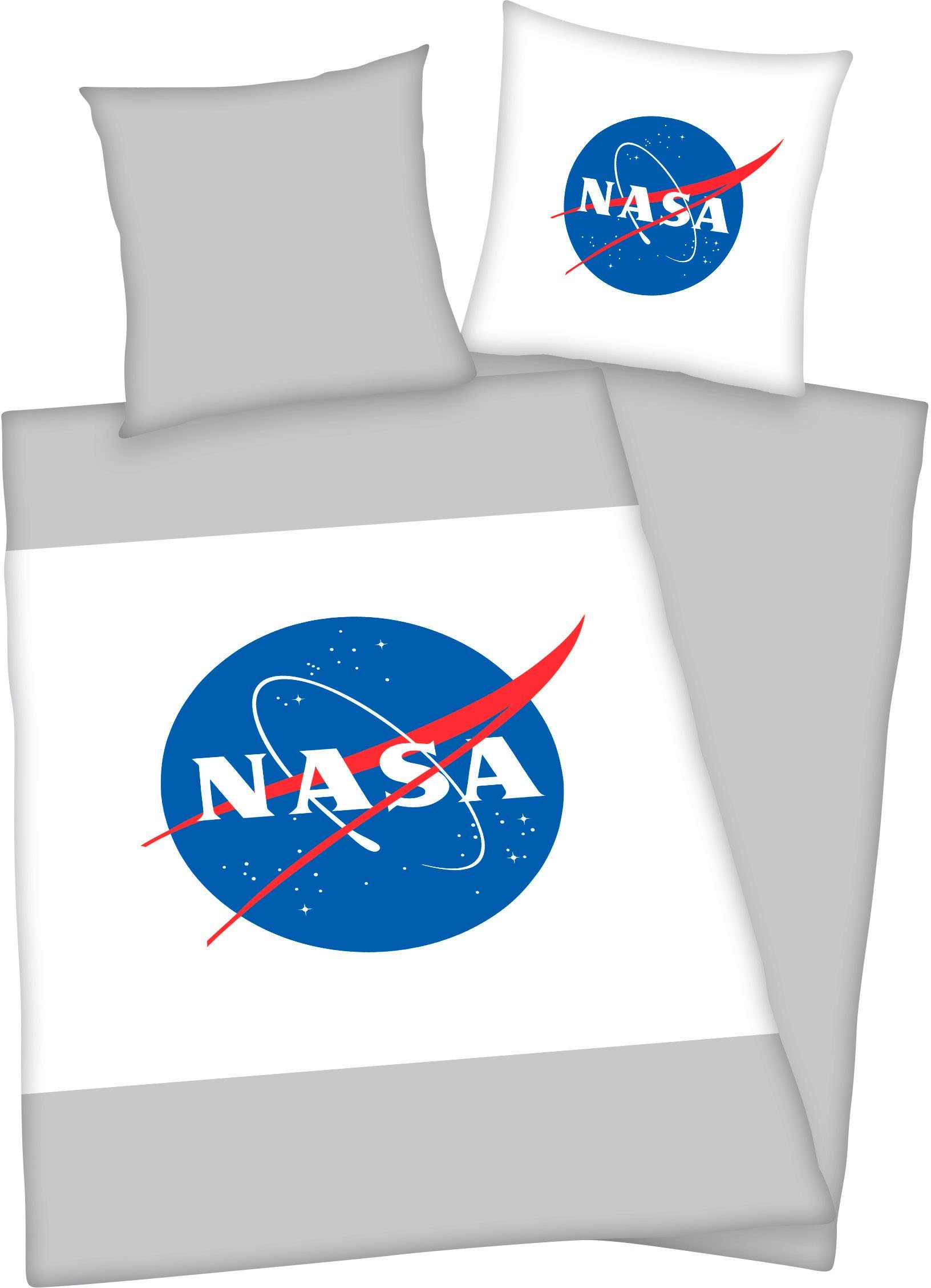 NASA Wendebettwäsche Nasa, Renforcé, 2 teilig günstig online kaufen