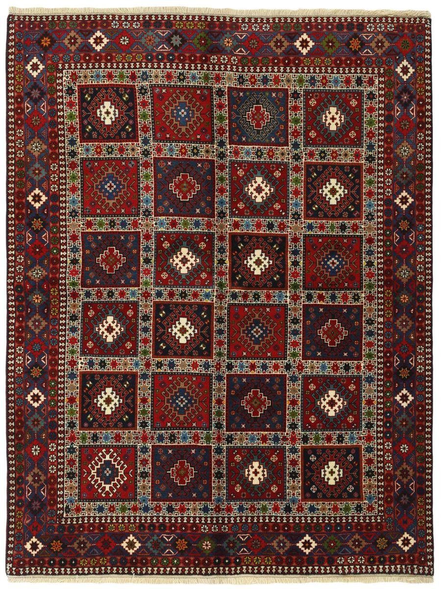 Orientteppich Yalameh 156x198 Handgeknüpfter Orientteppich / Perserteppich, Nain Trading, rechteckig, Höhe: 12 mm