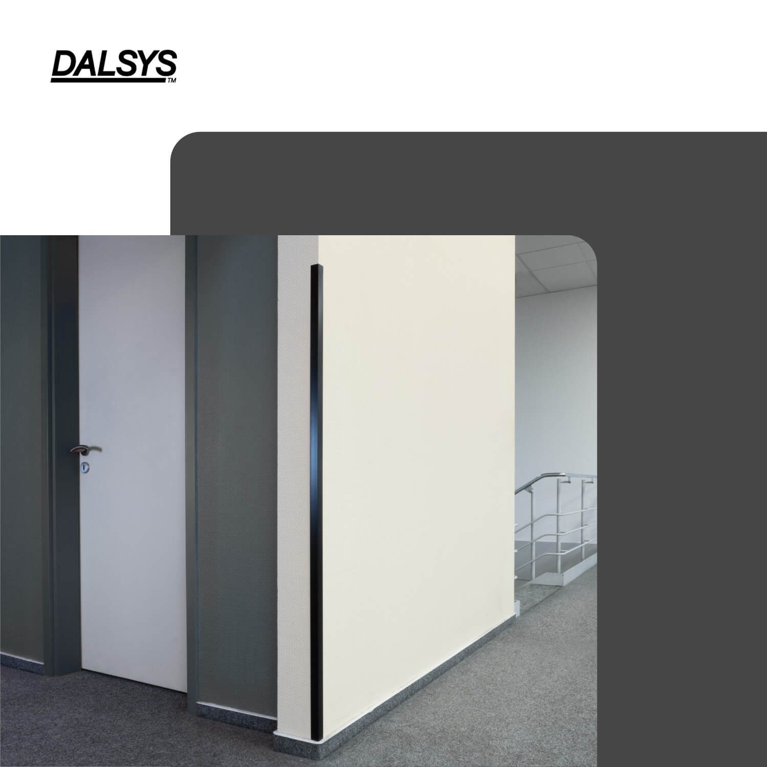 Dalsys Winkelprofil (Winkelprofil selbstklebend PVC 30x30mm, 100cm Schwarz Eckschutzprofil, 1-St., Eckleiste, hoher Kantenschutz Wand), für Wohn- und Arbeitsber – Bild 5 von 5