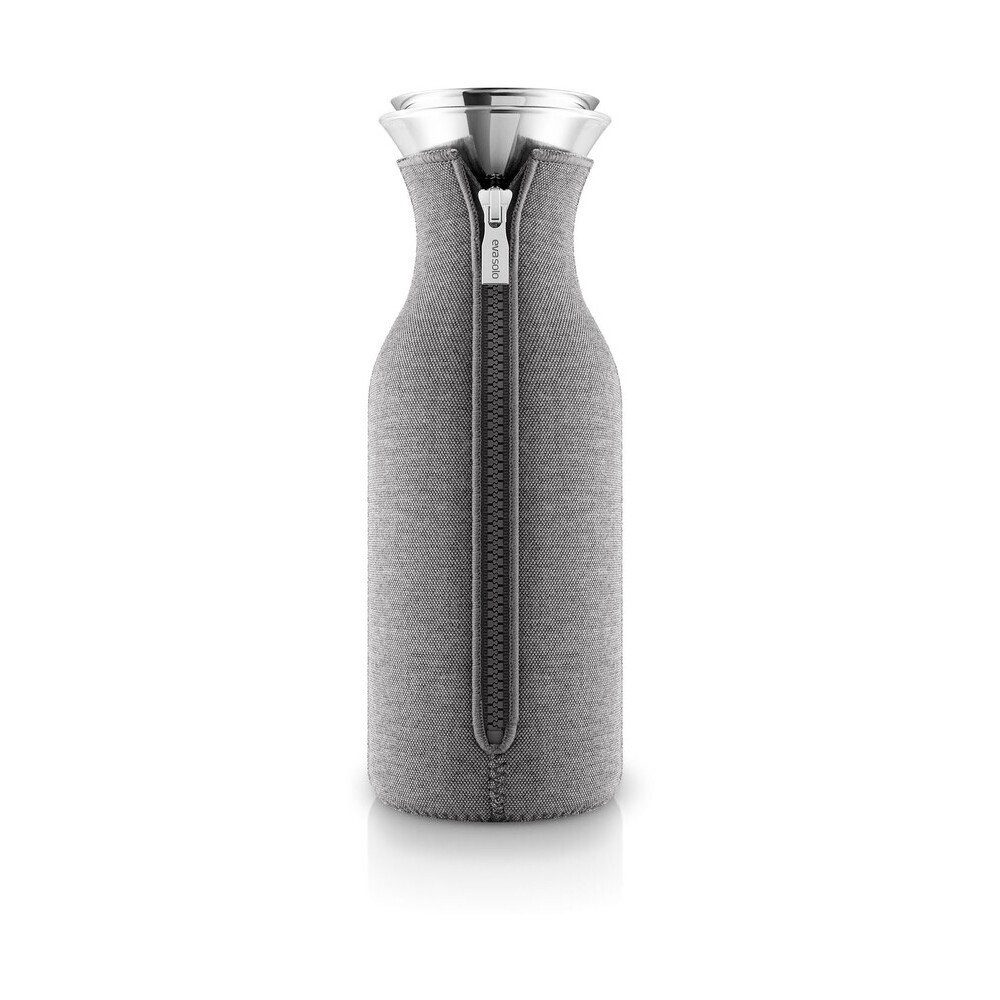 Eva Solo Karaffe Kühlschrankkaraffe 1 l Dark Grey, Kühlschrankkaraffe, 1 l, Borosilikatglas, grau