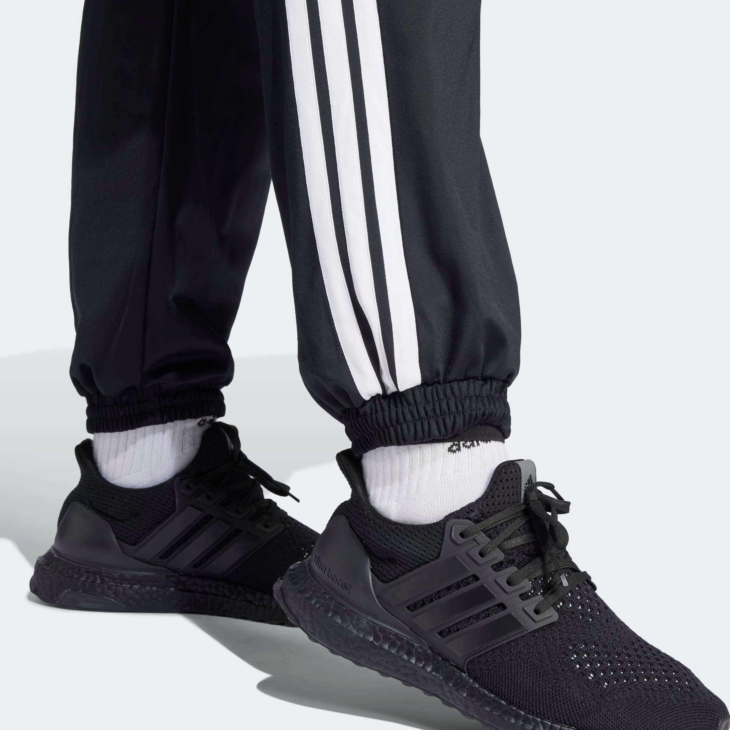 adidas Sportswear Sporthose W 3S TP TRIC mit Reißverschluss, aus Trikotstoff, normal-weiter Schnitt