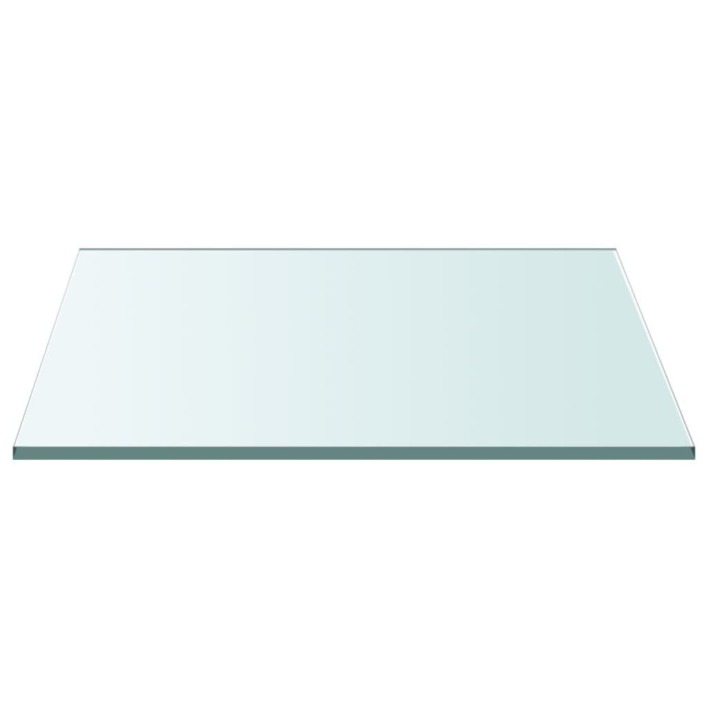 furnicato Tischplatte Transparent 60x60 cm Hartglas (1 St)