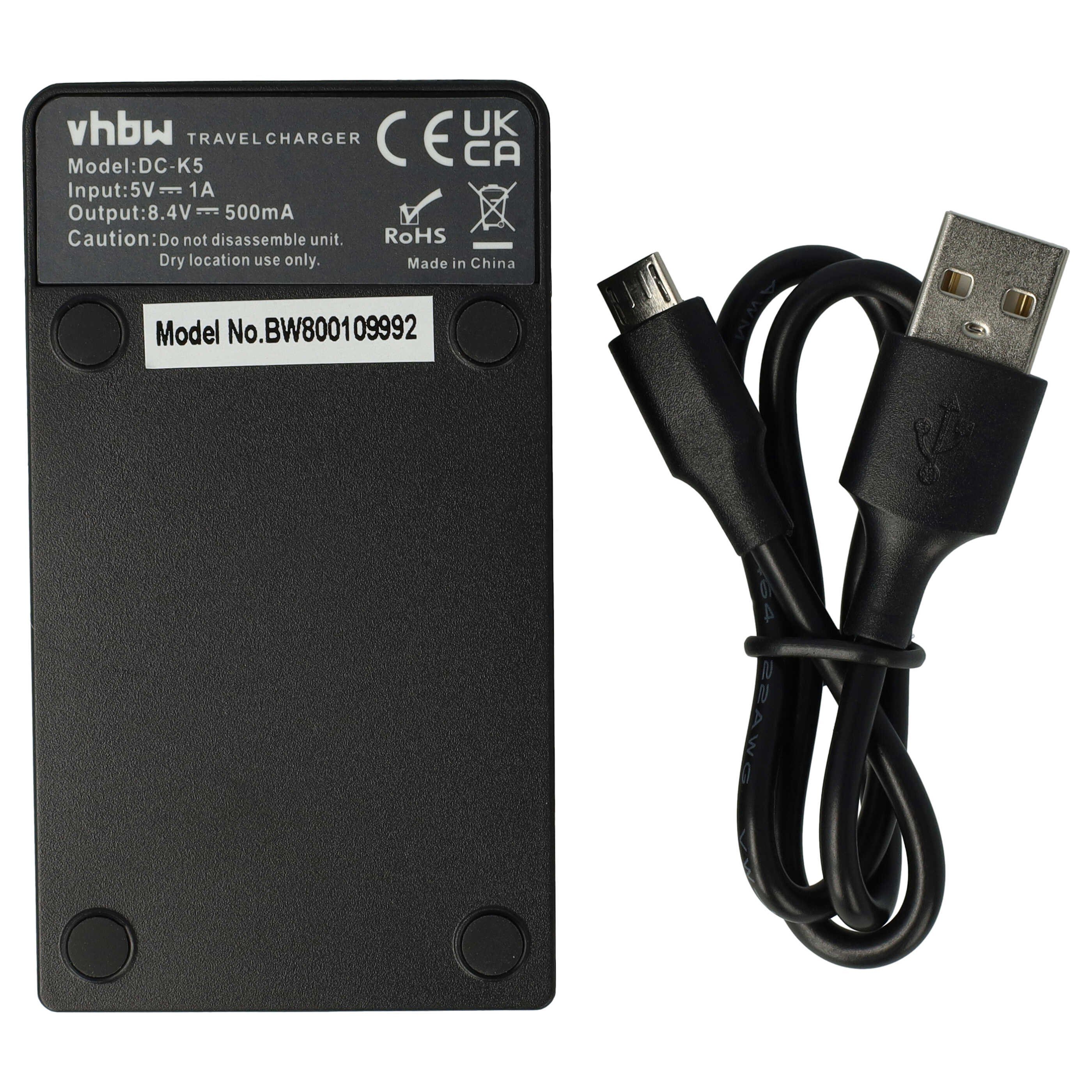 Blumax Ladegerät Für Sony NP-FH70 Akku | Inkl. Netz- & Auto-Adapter | Schnellladen Für Kamera-Akku