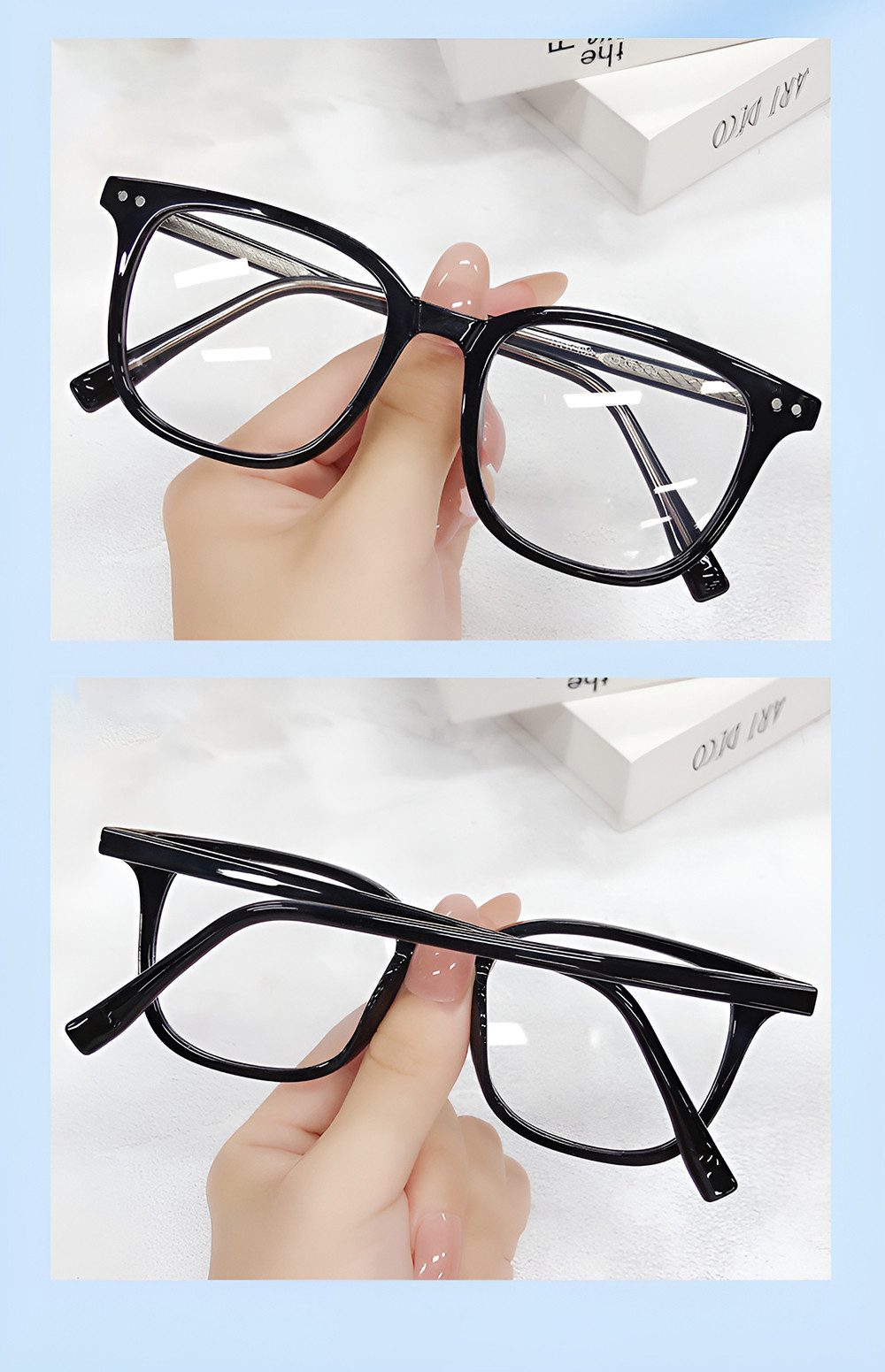 PACIEA Lesebrille Damen Herren Anti Blaulicht Anti-Müdigkeit Mode