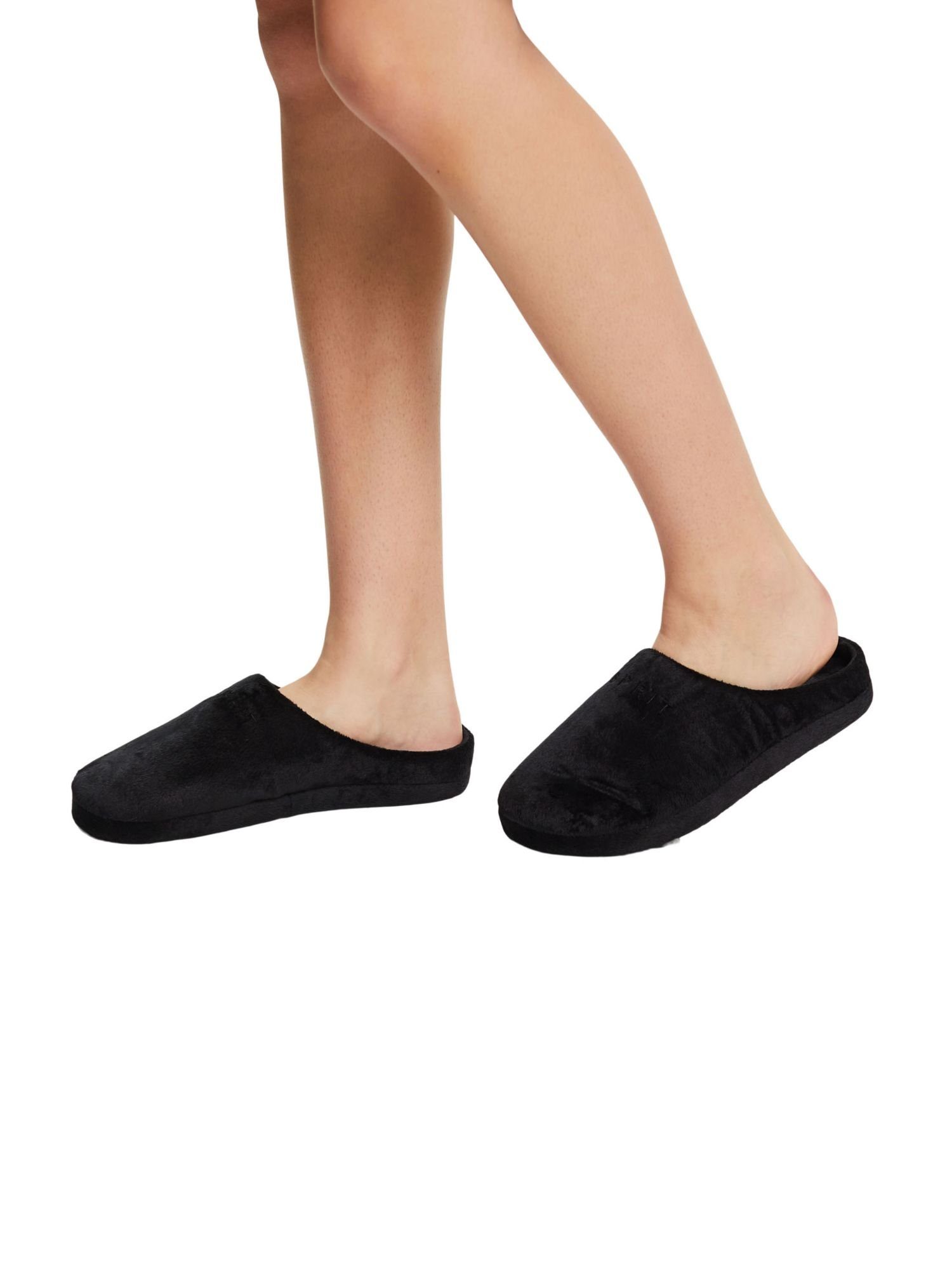 Pantolette Esprit Basic-Hausschuhe BLACK